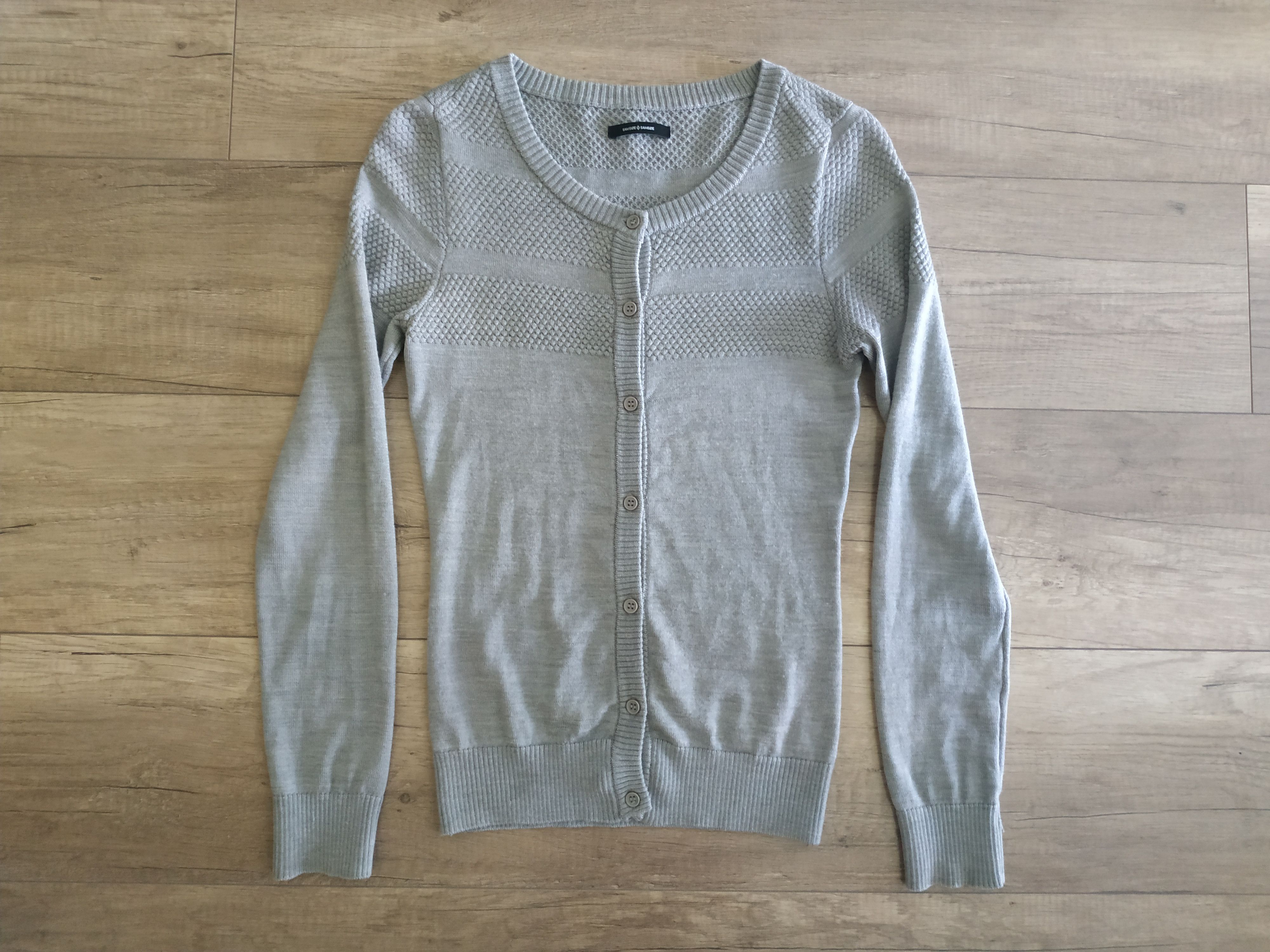 Samsoe Samsoe Samsoe&Samsoe 'Aino' Women's Wool Blend Cardigan, s. SMALL Size S / US 4 / IT 40 - 1 Thumbnail