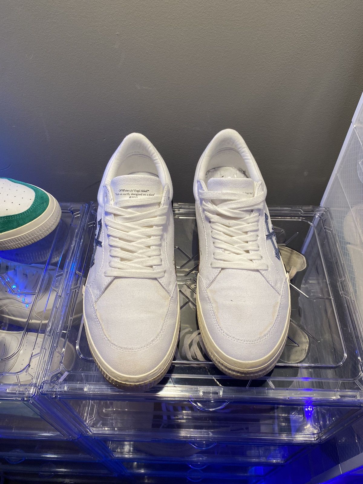 image of Off White x Virgil Abloh Off-White Low Valcunized Shoes, Men's (Size 12)