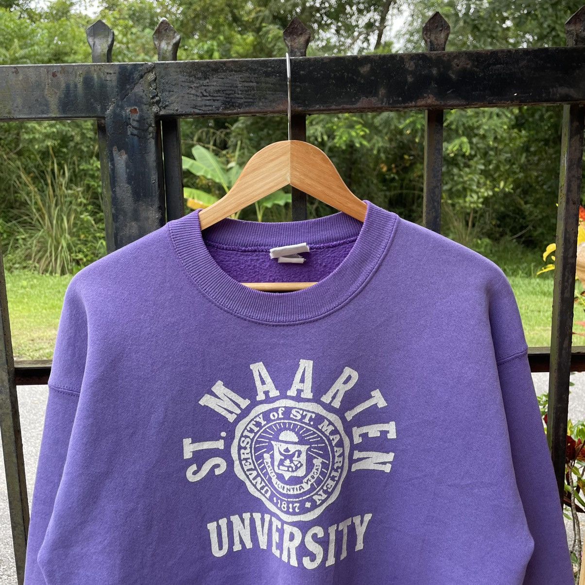 Vintage 🔥Vintage 80s St Marten University Big Logo Sweatshirts Size US M / EU 48-50 / 2 - 4 Thumbnail