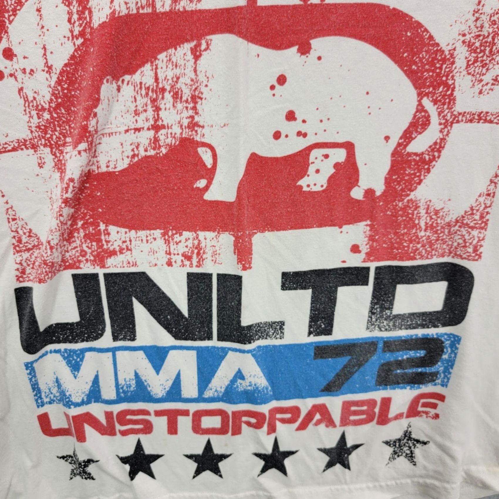 Ecko Unltd. VINTAGE Ecko Unltd. MMA Shirt Mens XL Graffiti Hip Hop Skate Street Distressed White Cotton T-Shirt Boy? No, keep Mens. Size US XL / EU 56 / 4 - 3 Thumbnail