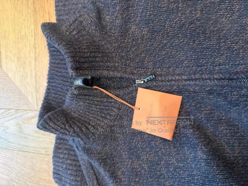 Loro Piana Loro Piana Men's Full-Zip Cashmere Sweater. Size US XXL / EU 58 / 5 - 3 Thumbnail