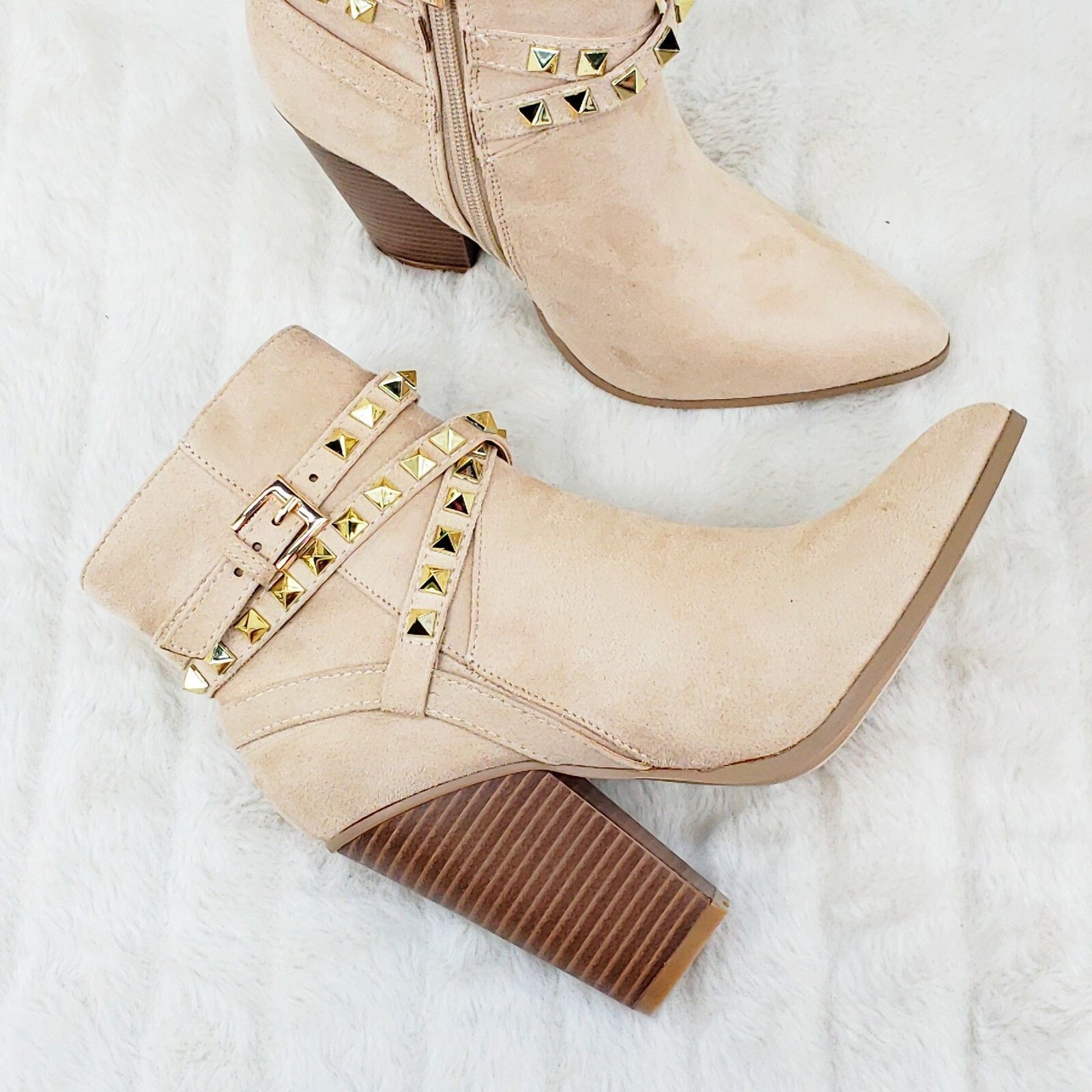Other Classic Western Designer Cowboy Style Studded Strap Ankle Bo Size US 9 / IT 39 - 1 Thumbnail