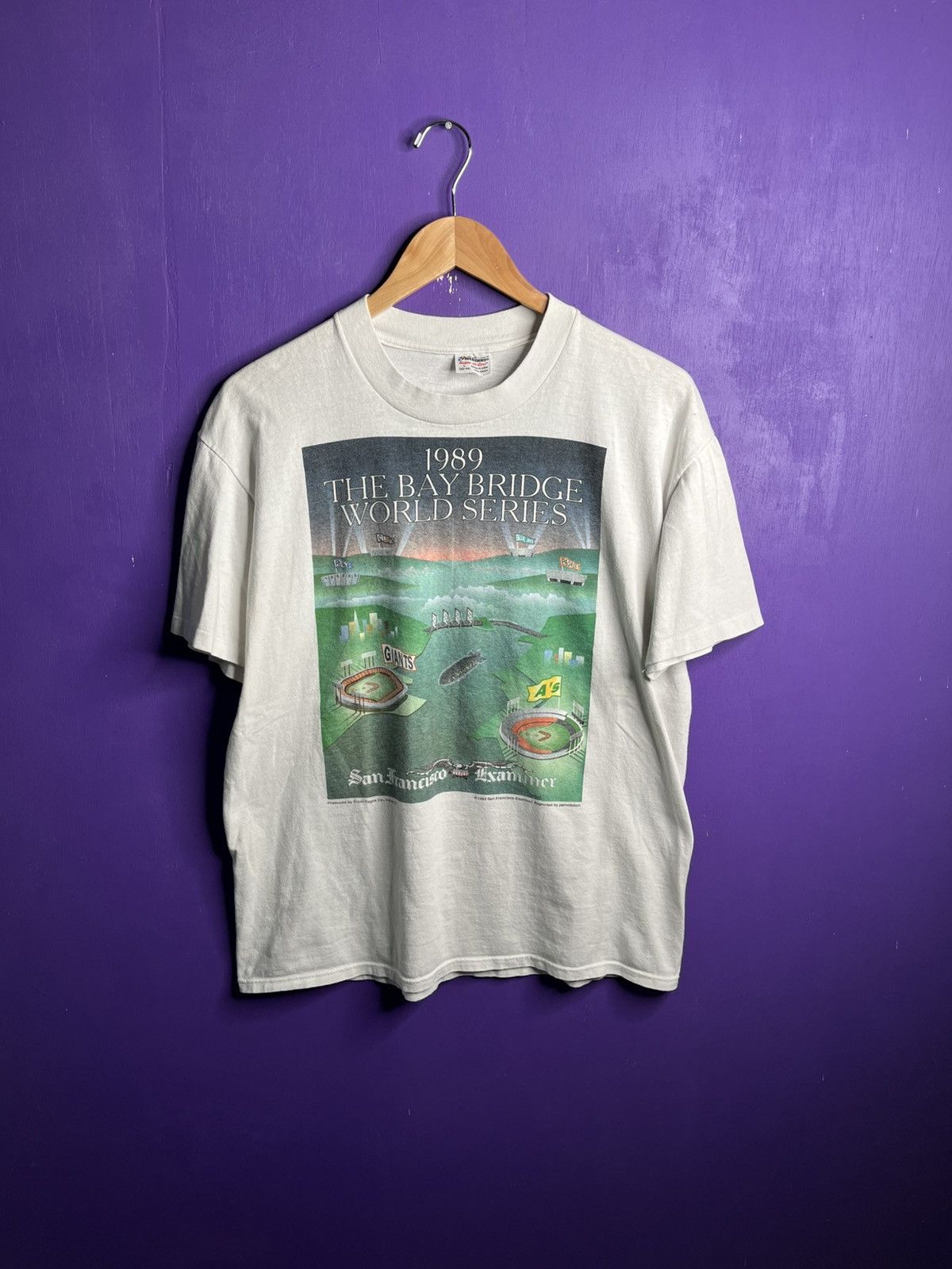 MLB × Vintage Vintage 1989 The bay ridge World Series t-shirt Size US L / EU 52-54 / 3 - 1 Thumbnail