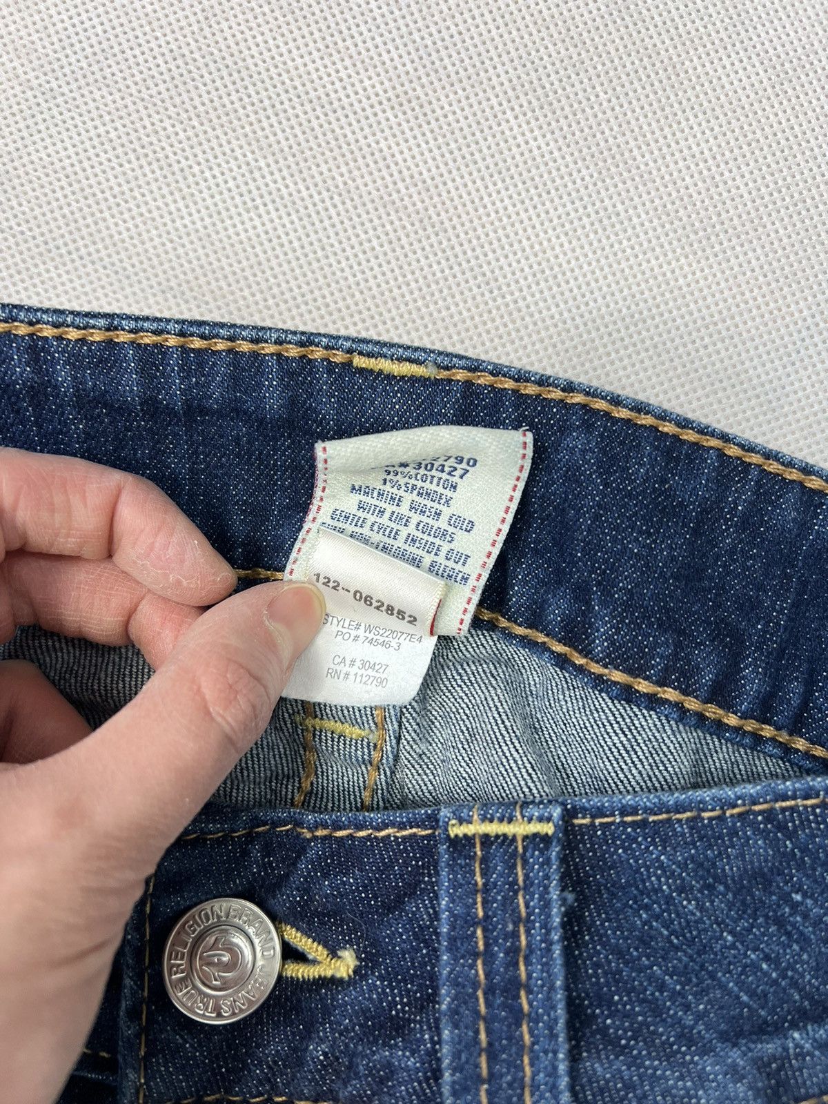 True Religion Pants True Religion Brand Jeans Blue Unisex Size 28" / US 6 / IT 42 - 5 Thumbnail
