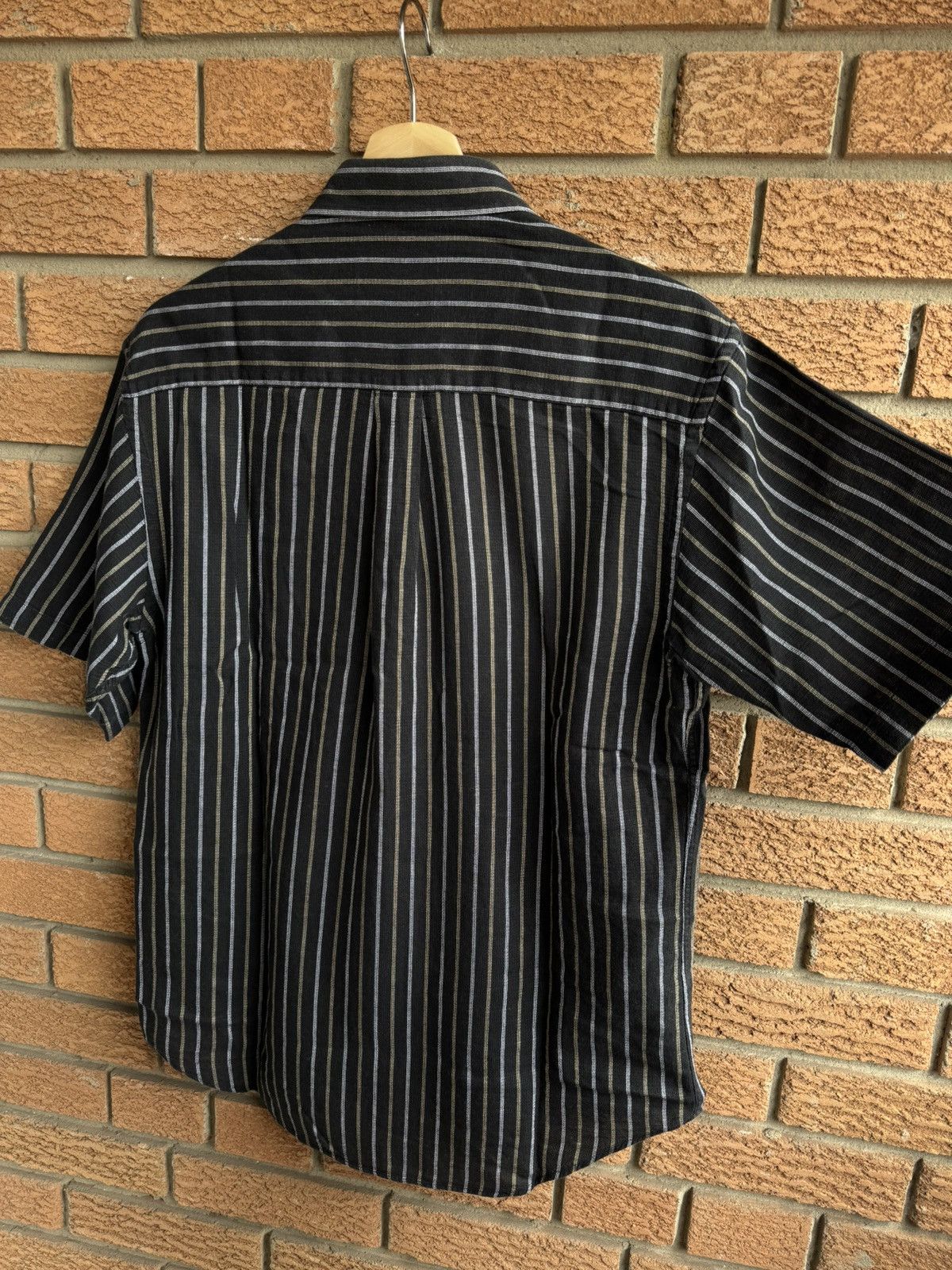 Balenciaga Balenciaga Vintage Shirt Striped Button Ups Size US L / EU 52-54 / 3 - 10 Thumbnail