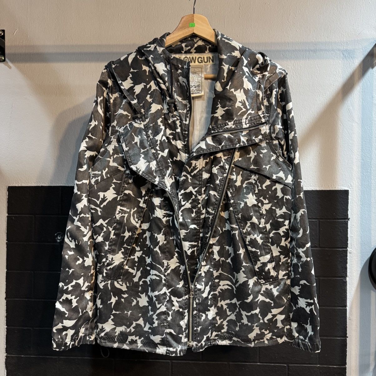 If Six Was Nine × Japanese Brand × Vintage 2000s Slowgun - Double Collar Leaf Design Light Jackets Size US M / EU 48-50 / 2 - 3 Thumbnail