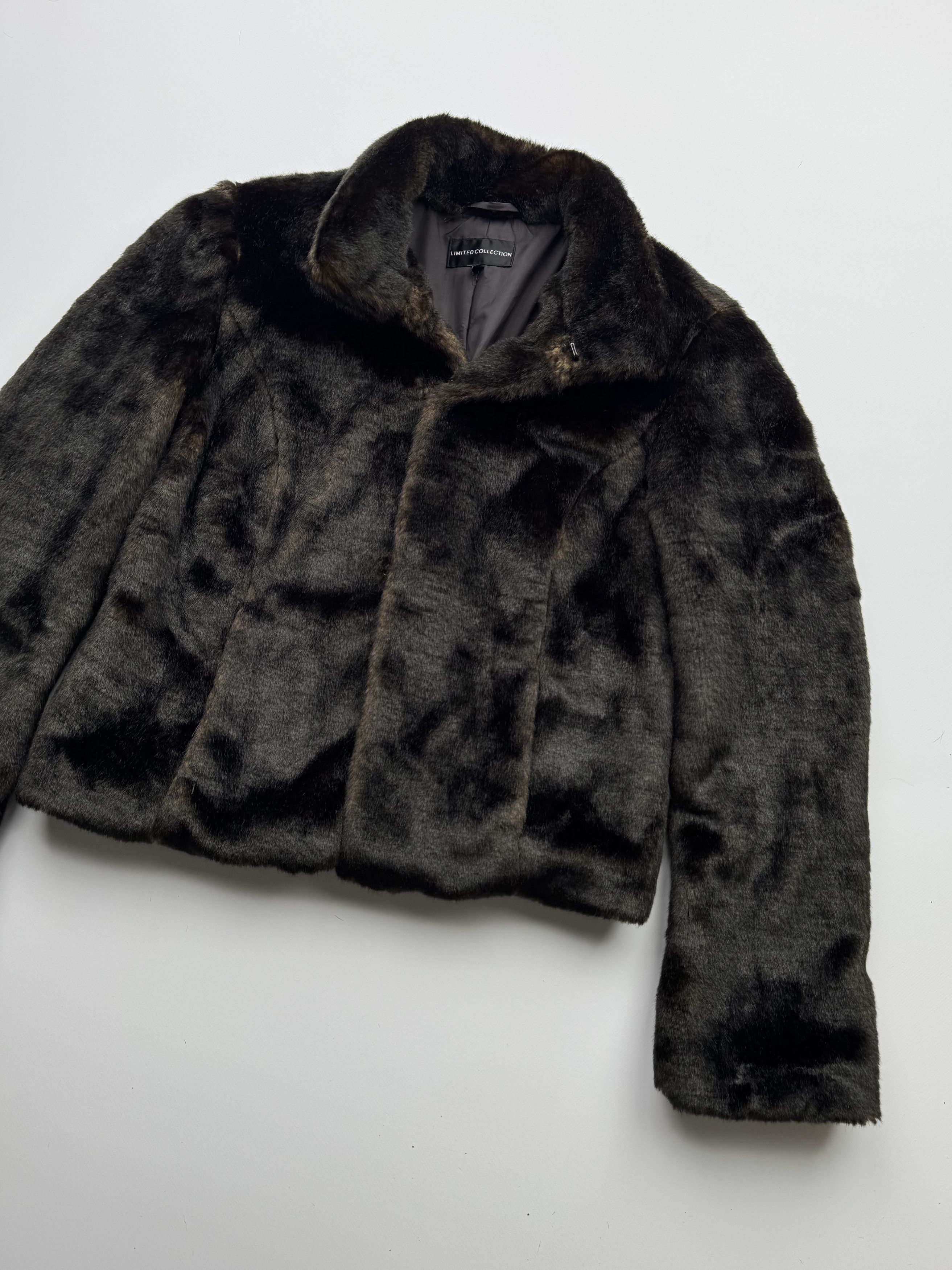 Vintage Vintage Faux Fur Cropped Coat B140(V400)E2 Size L / US 10 / IT 46 - 3 Thumbnail