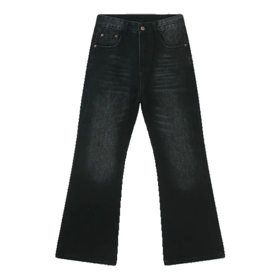 Japanese Brand × Jean Retro loose straight leg micro flared jeans Size US 32 / EU 48 - 6 Thumbnail