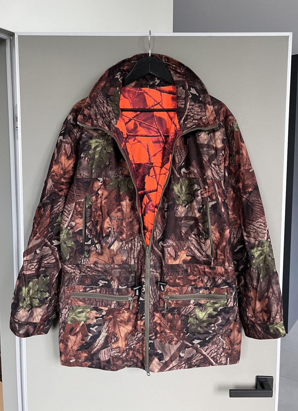 Hunter Duck Valley Reversible Leaves Camo Hunting Duck-Tex Jacket Size US M / EU 48-50 / 2 - 1 Thumbnail