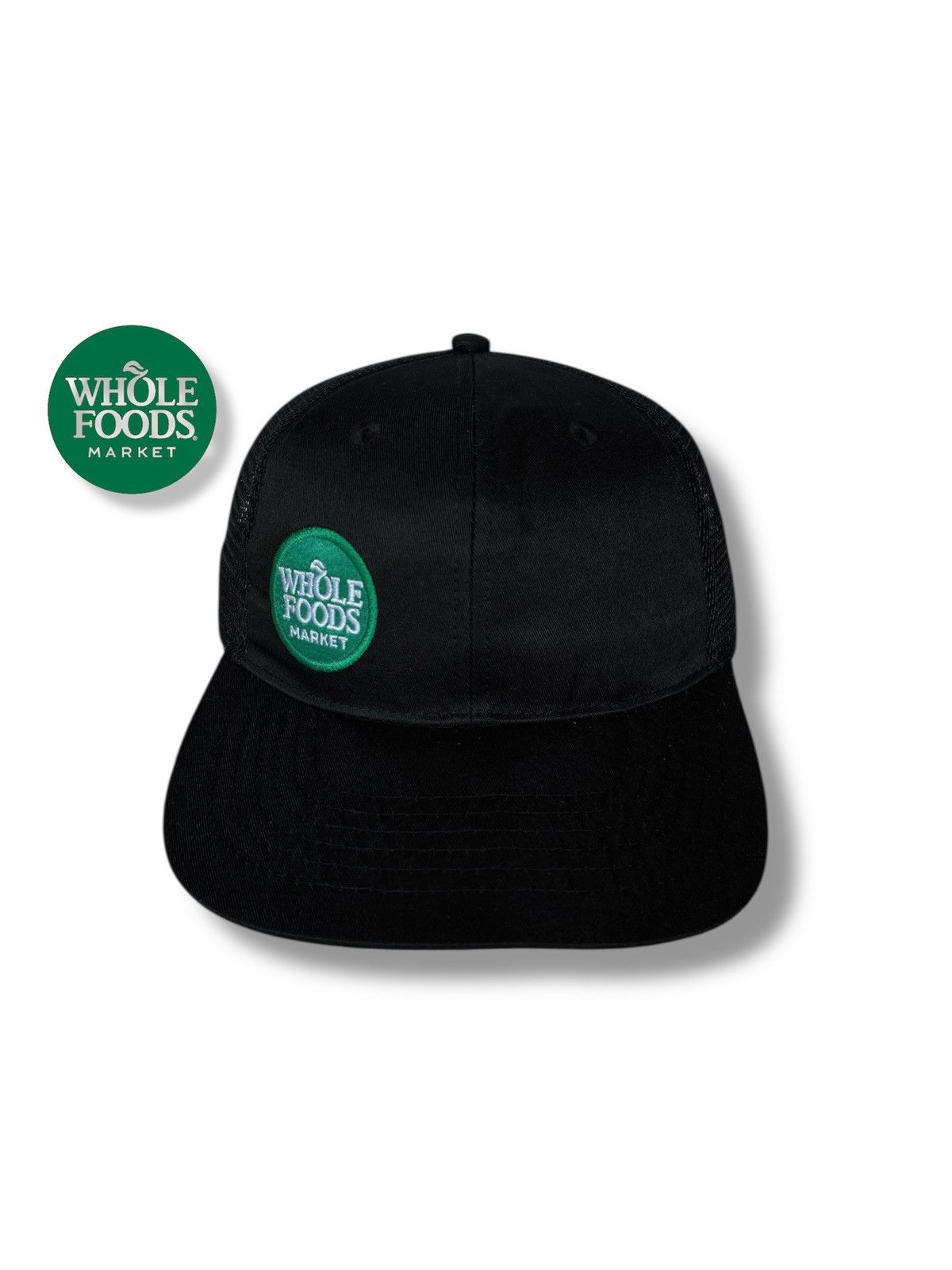 Other Whole Foods Market Hat Ball Cap ONE SIZE Black Structured Size ONE SIZE - 1 Thumbnail