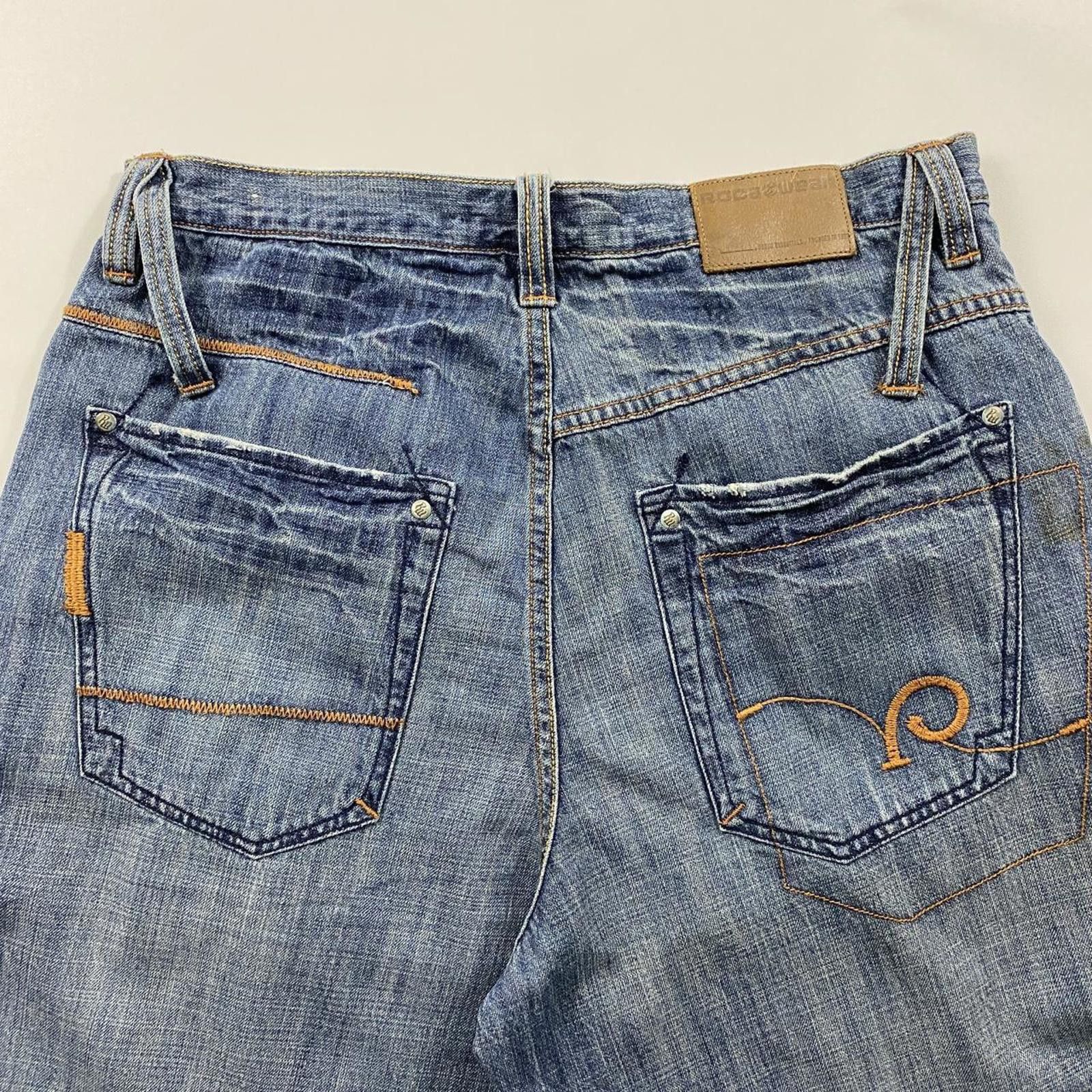 Rocawear Y2K Roca Wear Baggy Jorts Size US 34 / EU 50 - 2 Thumbnail