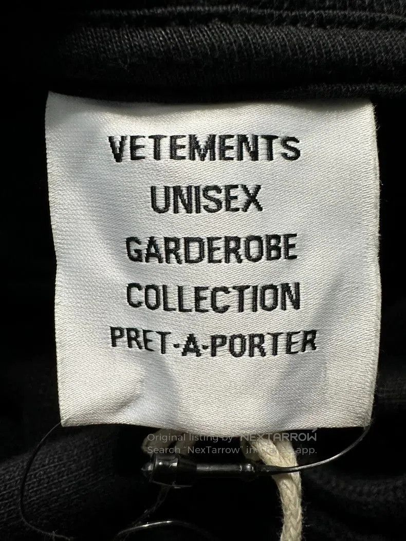 Vetements Vetements Black Hoodie Sweatshirt M. Size US M / EU 48-50 / 2 - 2 Thumbnail