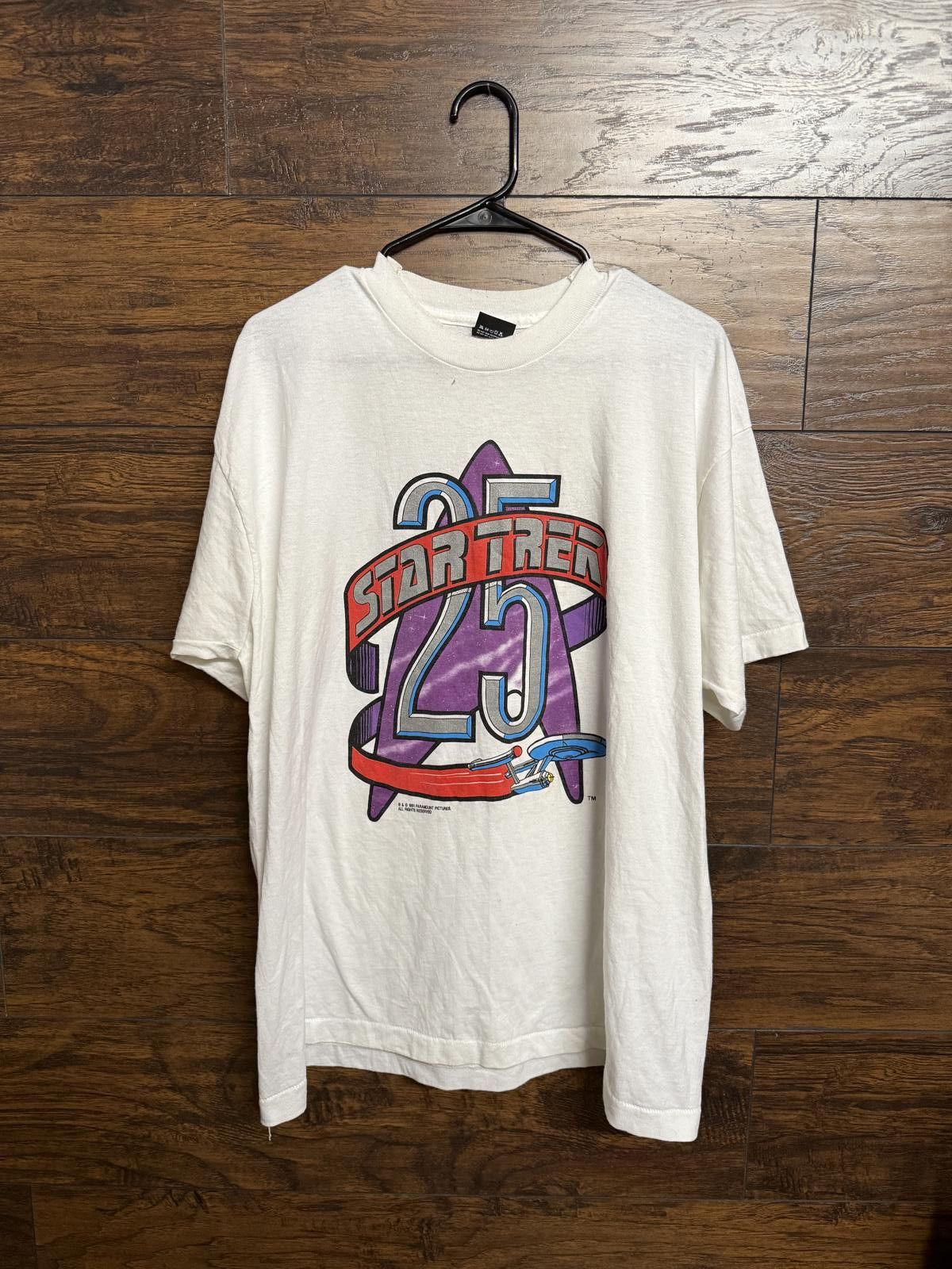 Other VTG Star Trek T-shirt 1991 25th Silver Anniversary Tee XXL Size US XXL / EU 58 / 5 - 1 Thumbnail