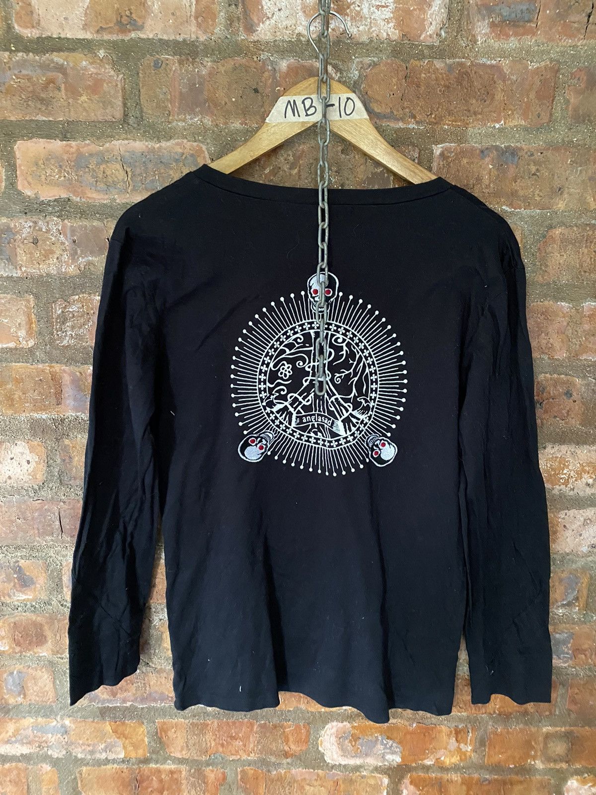 KMRii 2000s Anglasad Japan embroidered Skull trinity Size US S / EU 44-46 / 1 - 2 Thumbnail