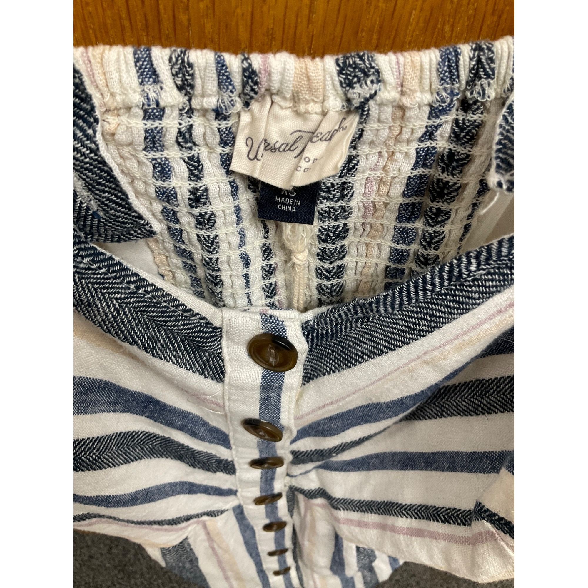 Other Women's Striped Sleeveless Button-Front Sun Dress - Universa Size XS / US 0-2 / IT 36-38 - 4 Thumbnail
