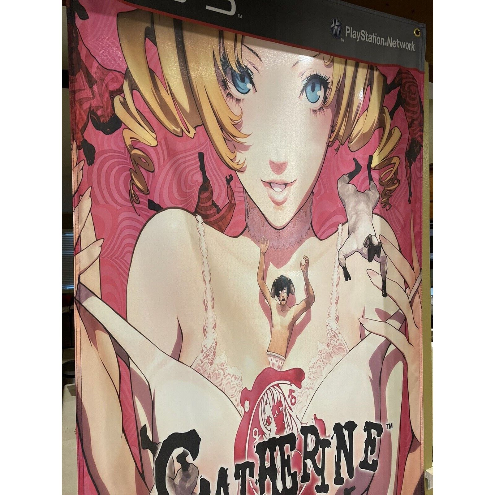 Playstation Catherine 5' Flag Banner Poster Sony PlayStation 3 PS3 Atlus Size ONE SIZE - 2 Thumbnail