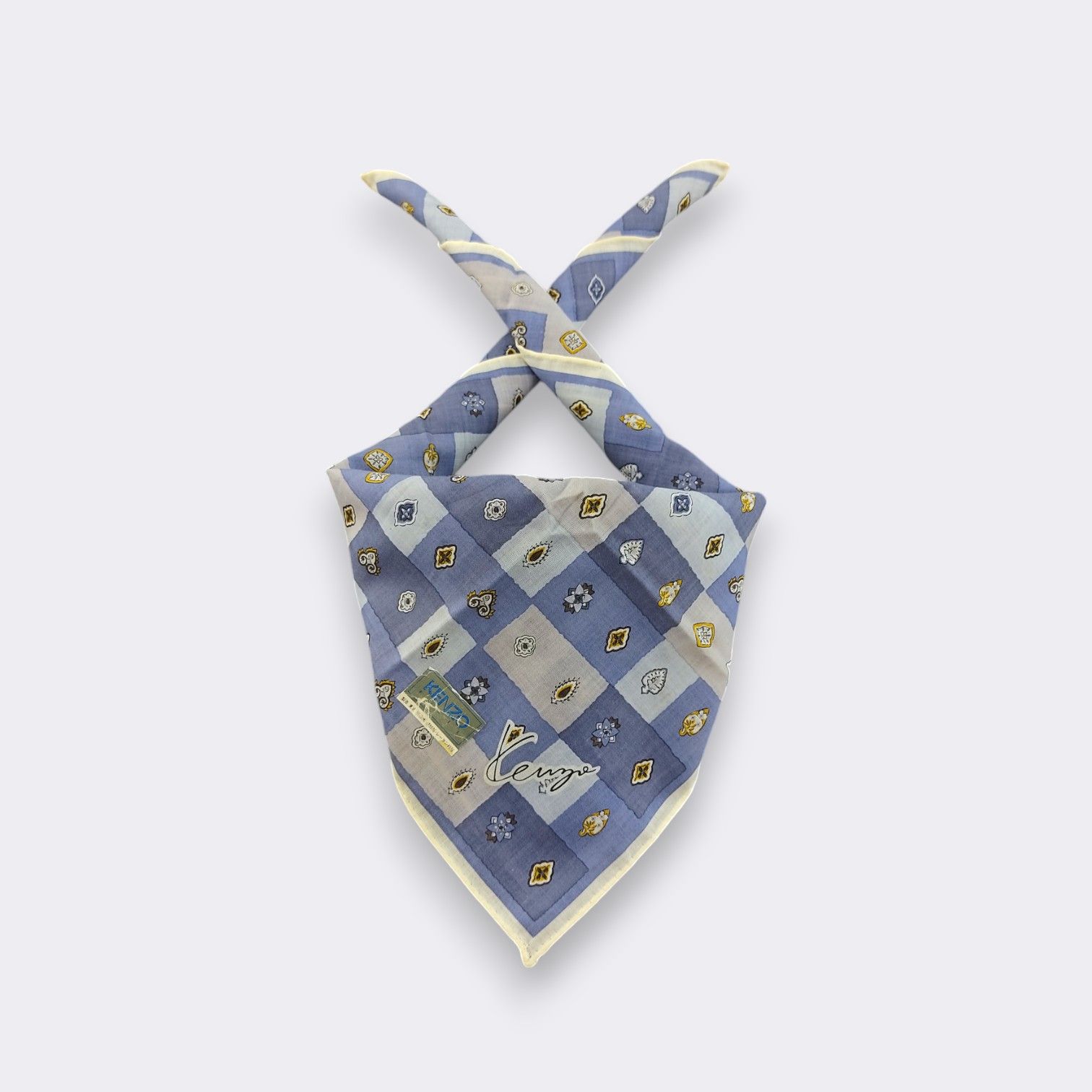 Kenzo × Vintage Vintage Kenzo Handkerchief Neckerchief Bandana H341I Size ONE SIZE - 1 Thumbnail