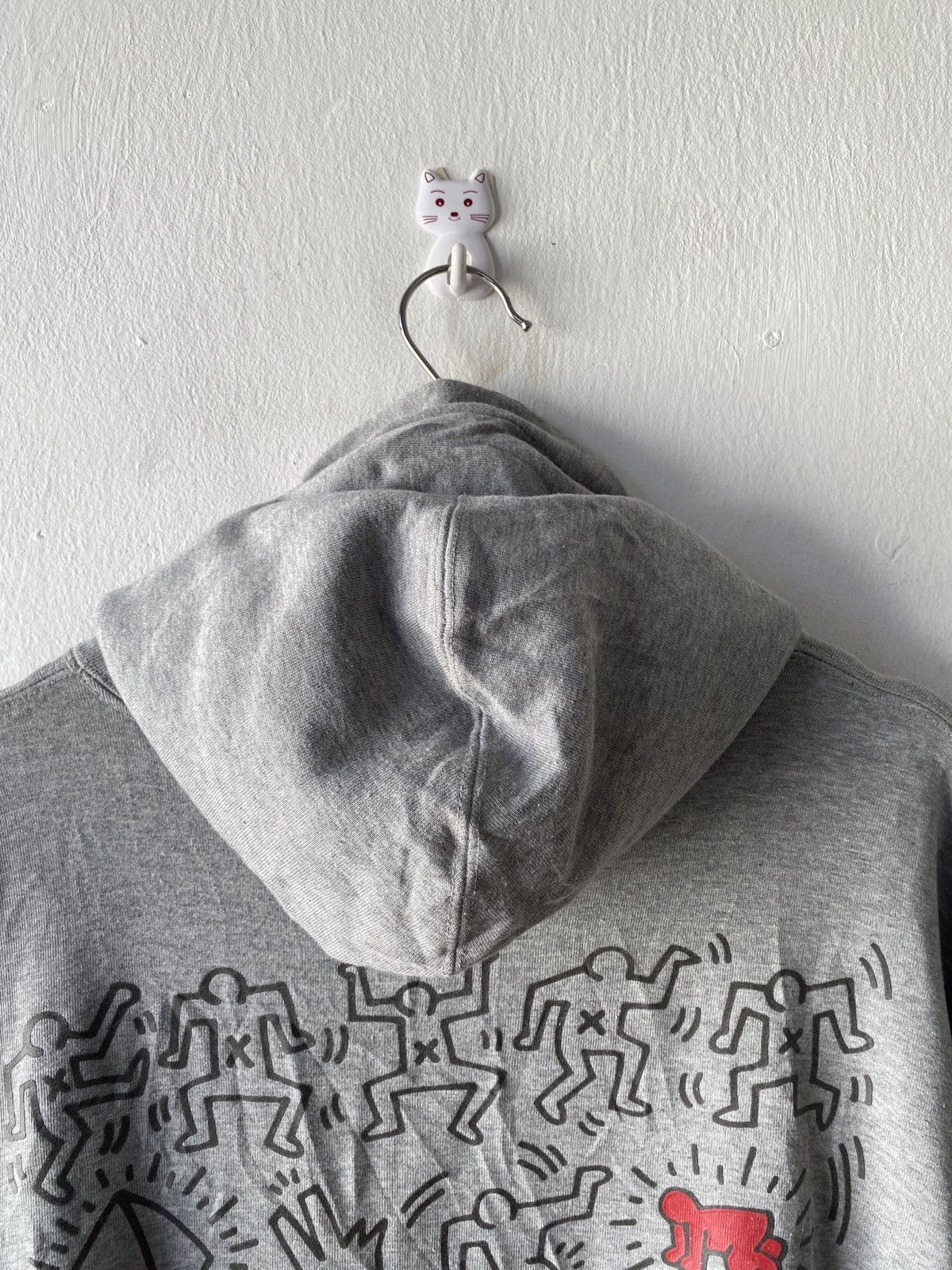 Keith Haring × Vintage Vintage K.Haring Baby Radiant Oversized Hooded Sweatshirt Size US XL / EU 56 / 4 - 12 Thumbnail