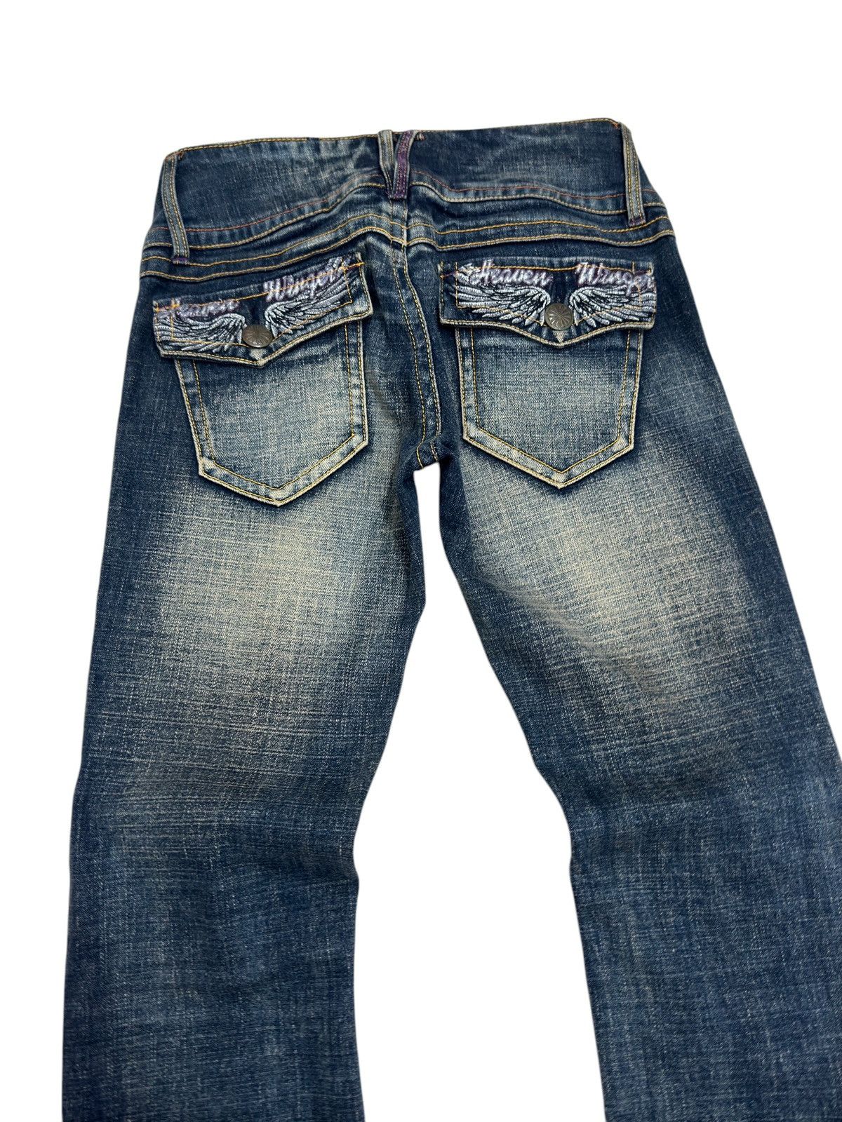 Hysteric Glamour FLARED HEAVEN WINGER GOT WING POCKET MUD WASH DENIM Size US 27 - 10 Thumbnail