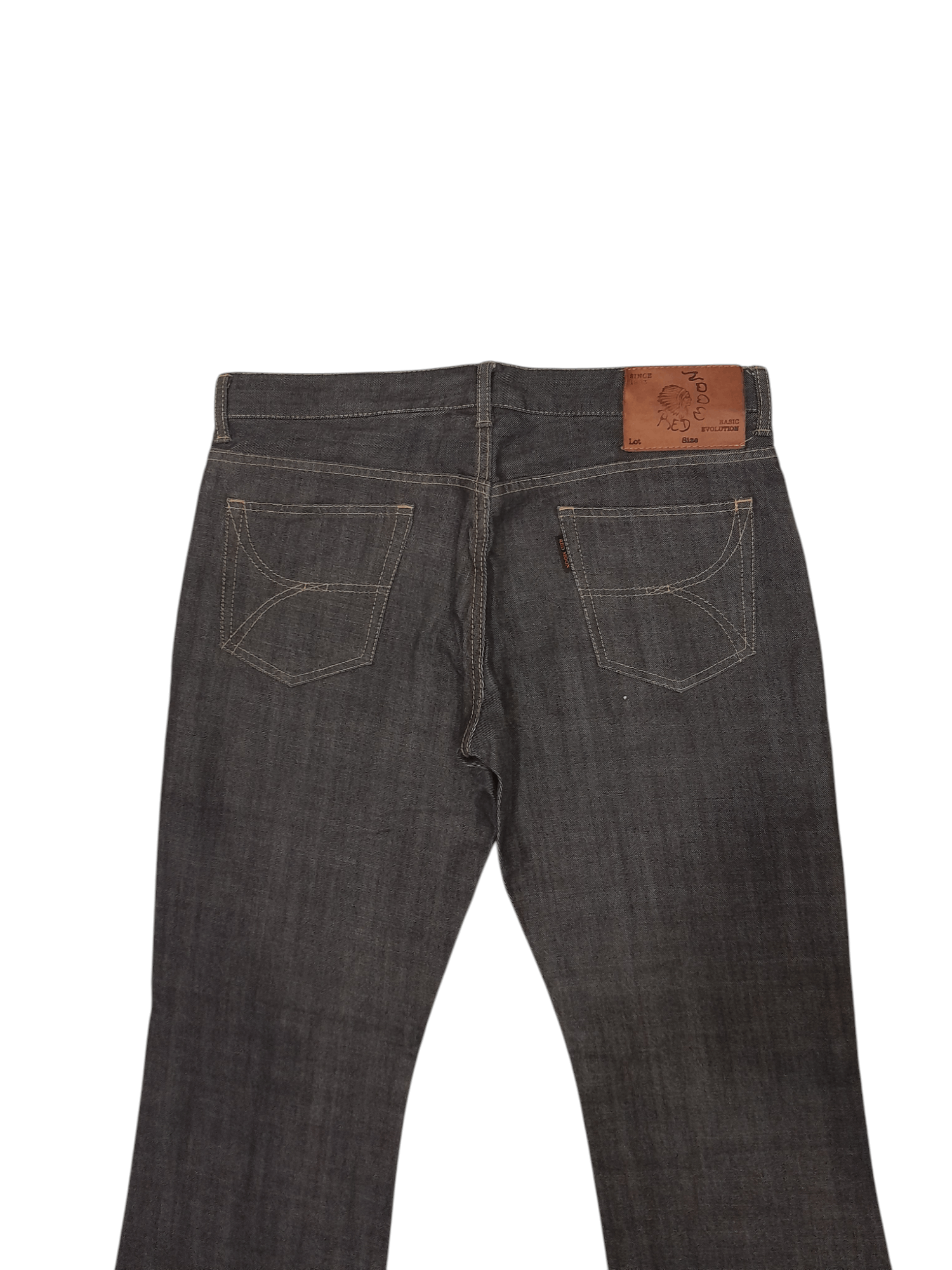 Redmoon Redmoon Japan Flare Denim Leather (F517) Waist 34 Size US 34 / EU 50 - 2 Thumbnail