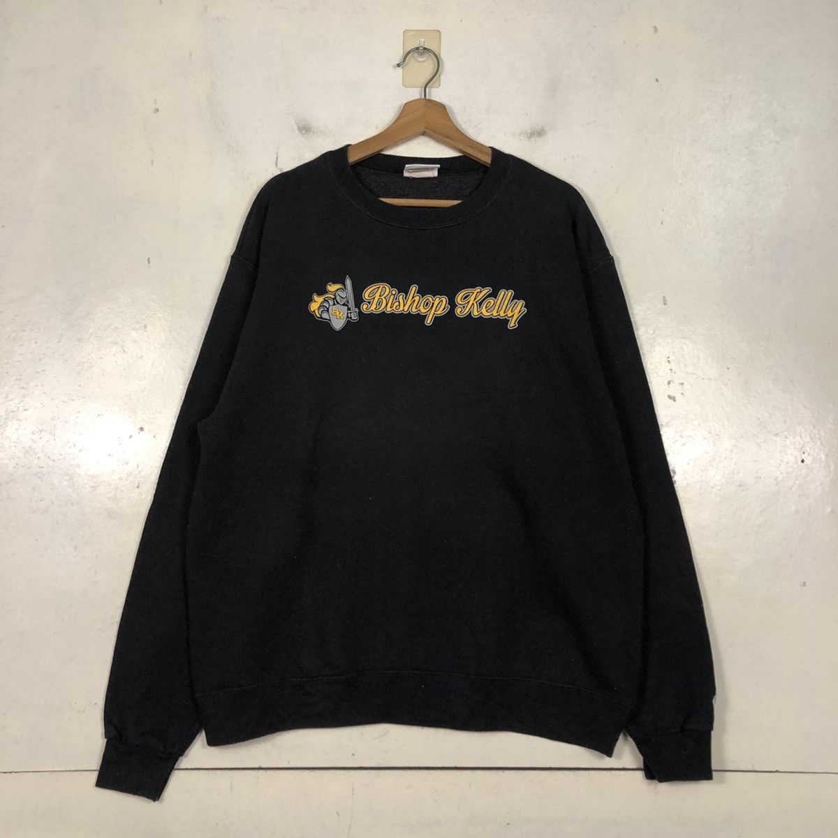 Japanese Brand 📌Vintage Champion Sweatshirt Bishop Kelly Big Logo Size US L / EU 52-54 / 3 - 3 Thumbnail