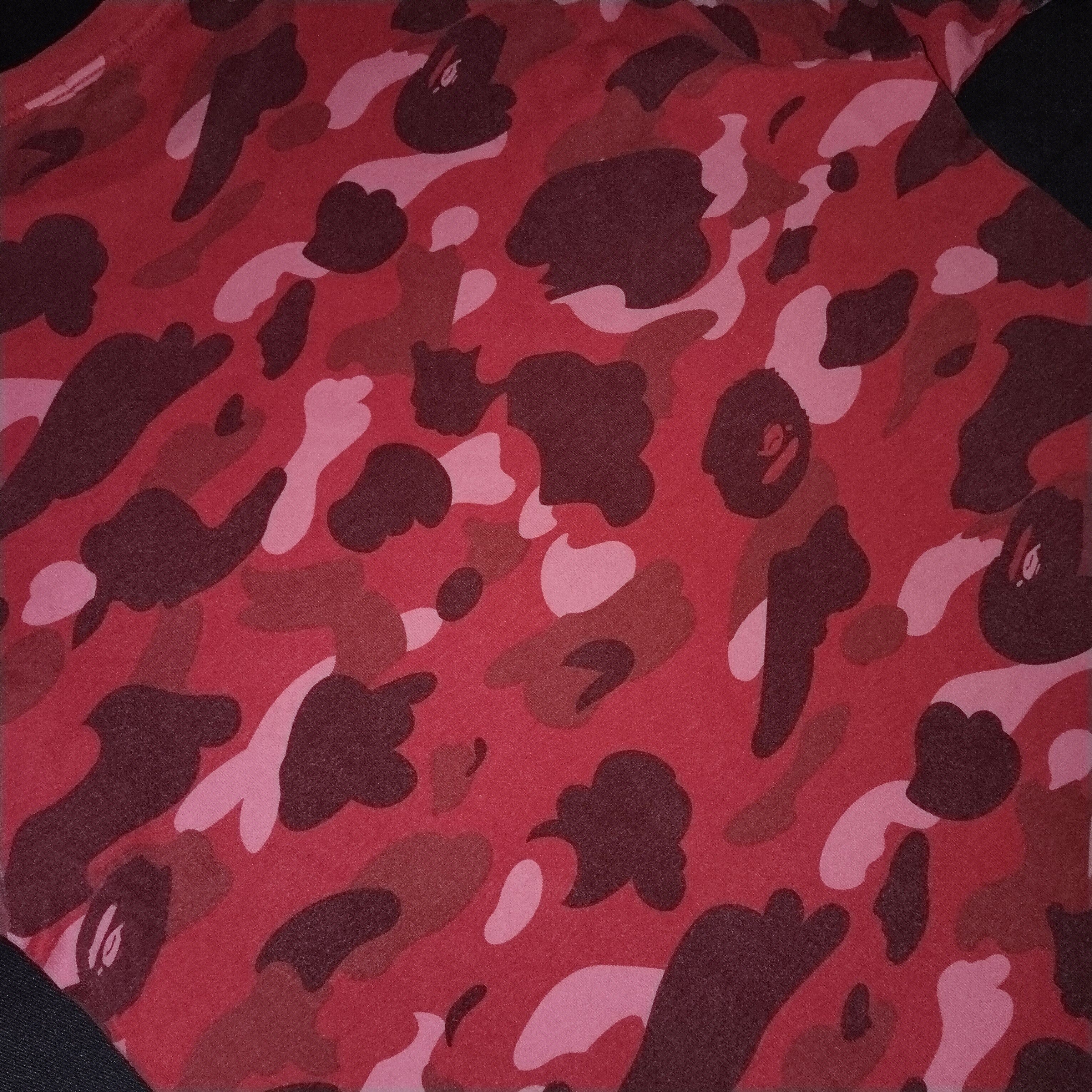 Bape 2006 Bape Swarovski Red Camo Tee Size US M / EU 48-50 / 2 - 5 Thumbnail