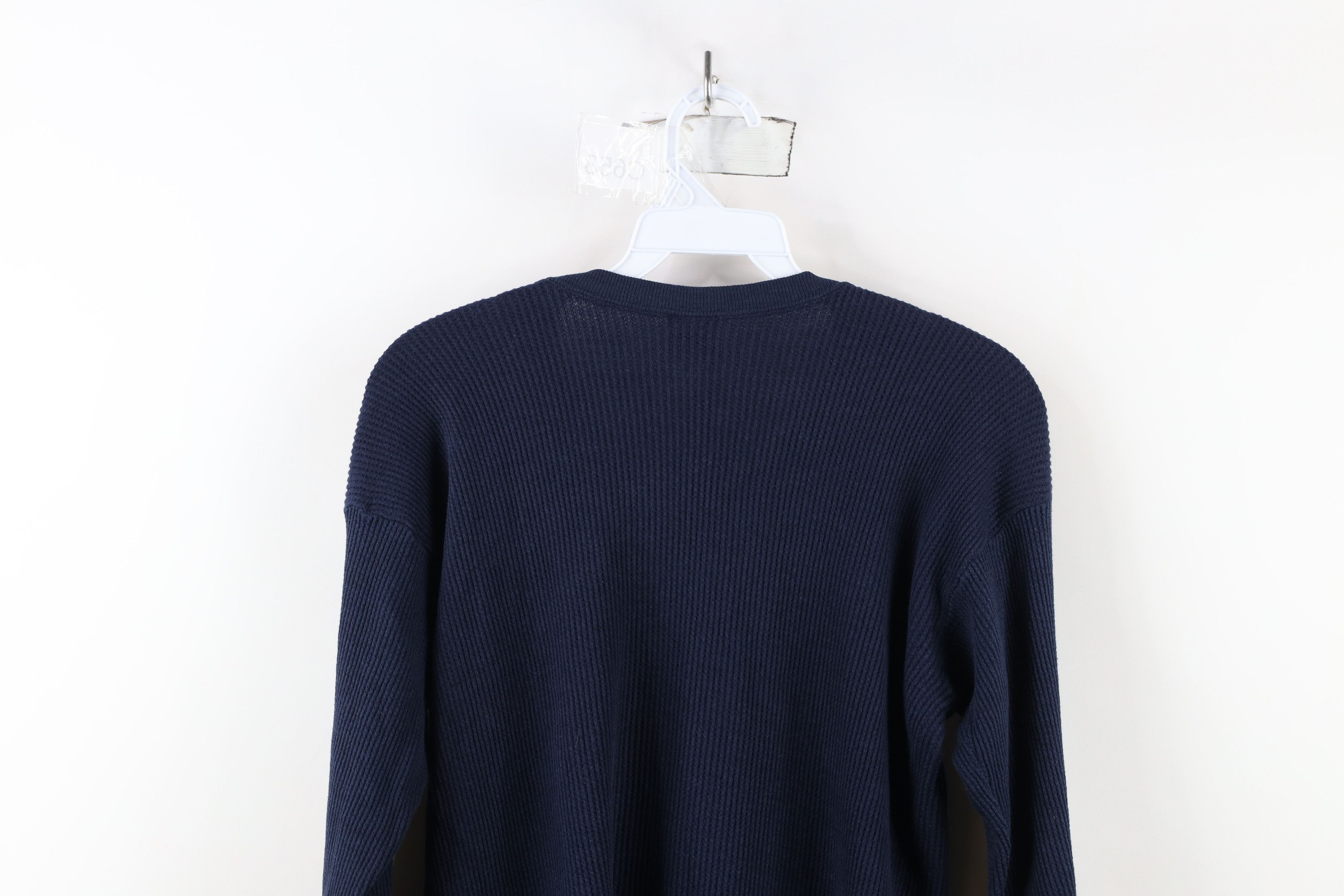 Vintage Vintage 90s Streetwear Waffle Knit Long Sleeve T-Shirt US Size US L / EU 52-54 / 3 - 10 Thumbnail