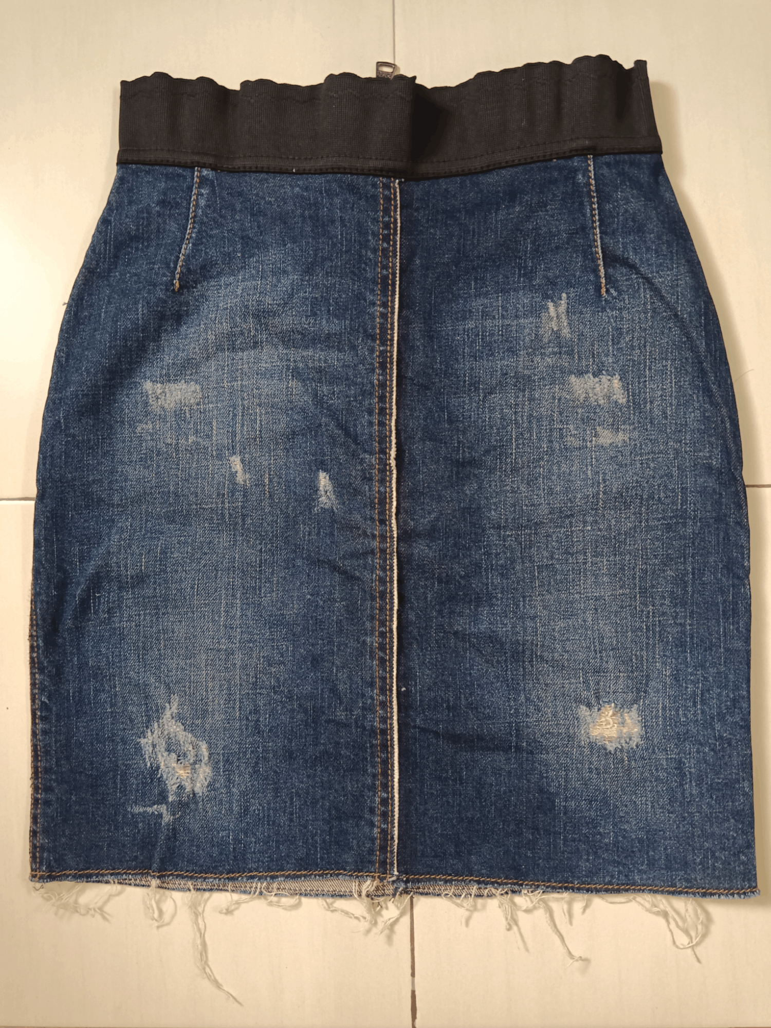 Dolce & Gabbana Dolce & Gabbana Denim Mini Skirt Size 24" / US 00 / IT 34 - 3 Thumbnail
