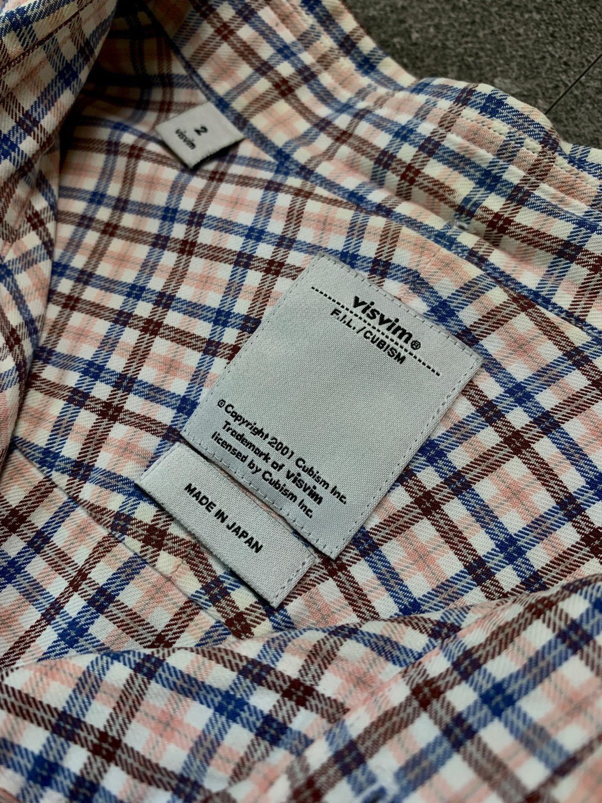 Visvim FREE TAX! Plaid Cotton Shirt Size US S / EU 44-46 / 1 - 7 Thumbnail