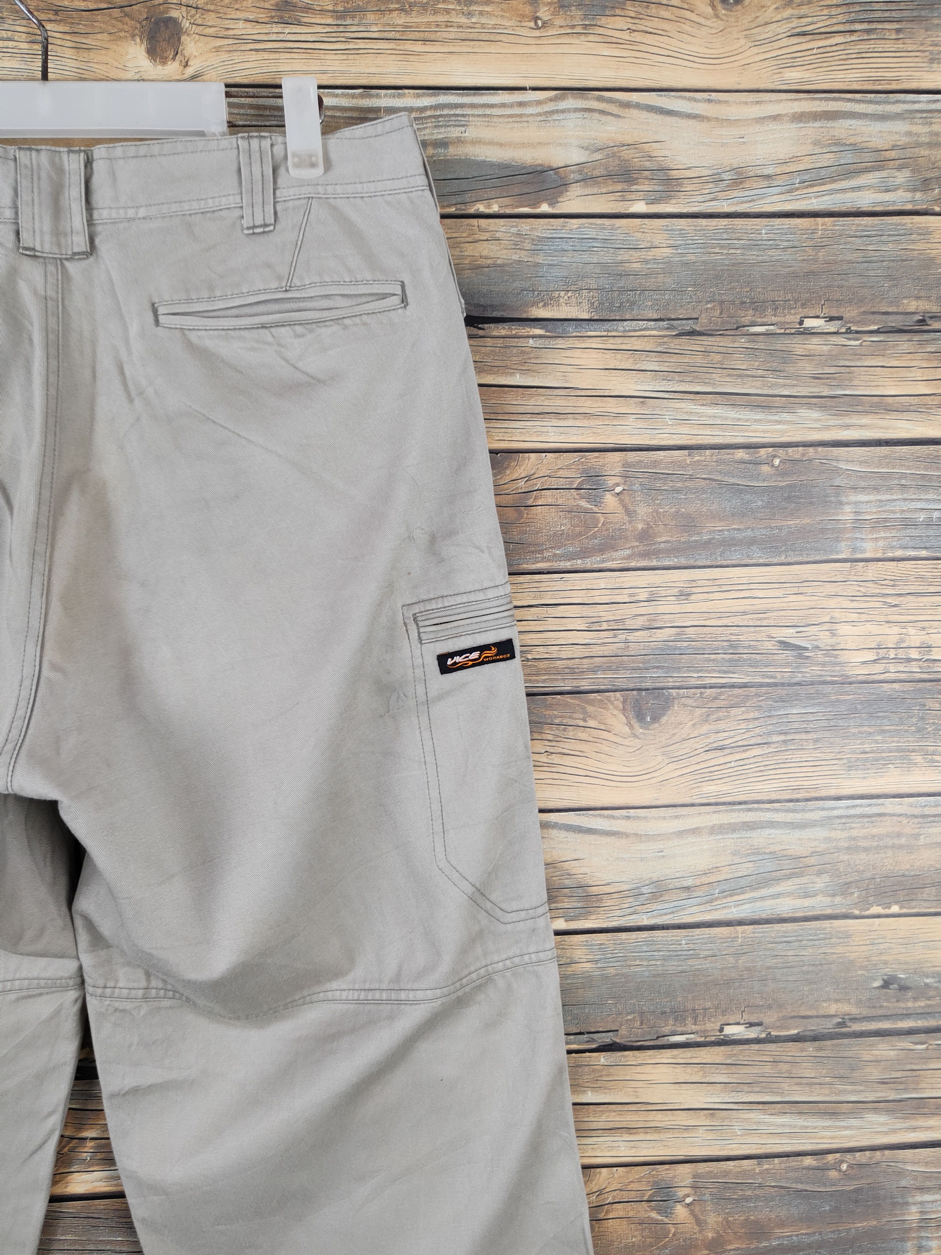 Japanese Brand Burtle Gray Multipocket Tactical Cargo Pants #W1022 Size US 34 / EU 50 - 11 Thumbnail