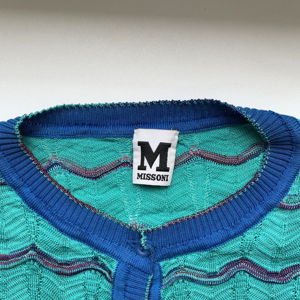 Missoni × Vintage Vintage Cardigan Missoni Knit Size M / US 6-8 / IT 42-44 - 6 Thumbnail