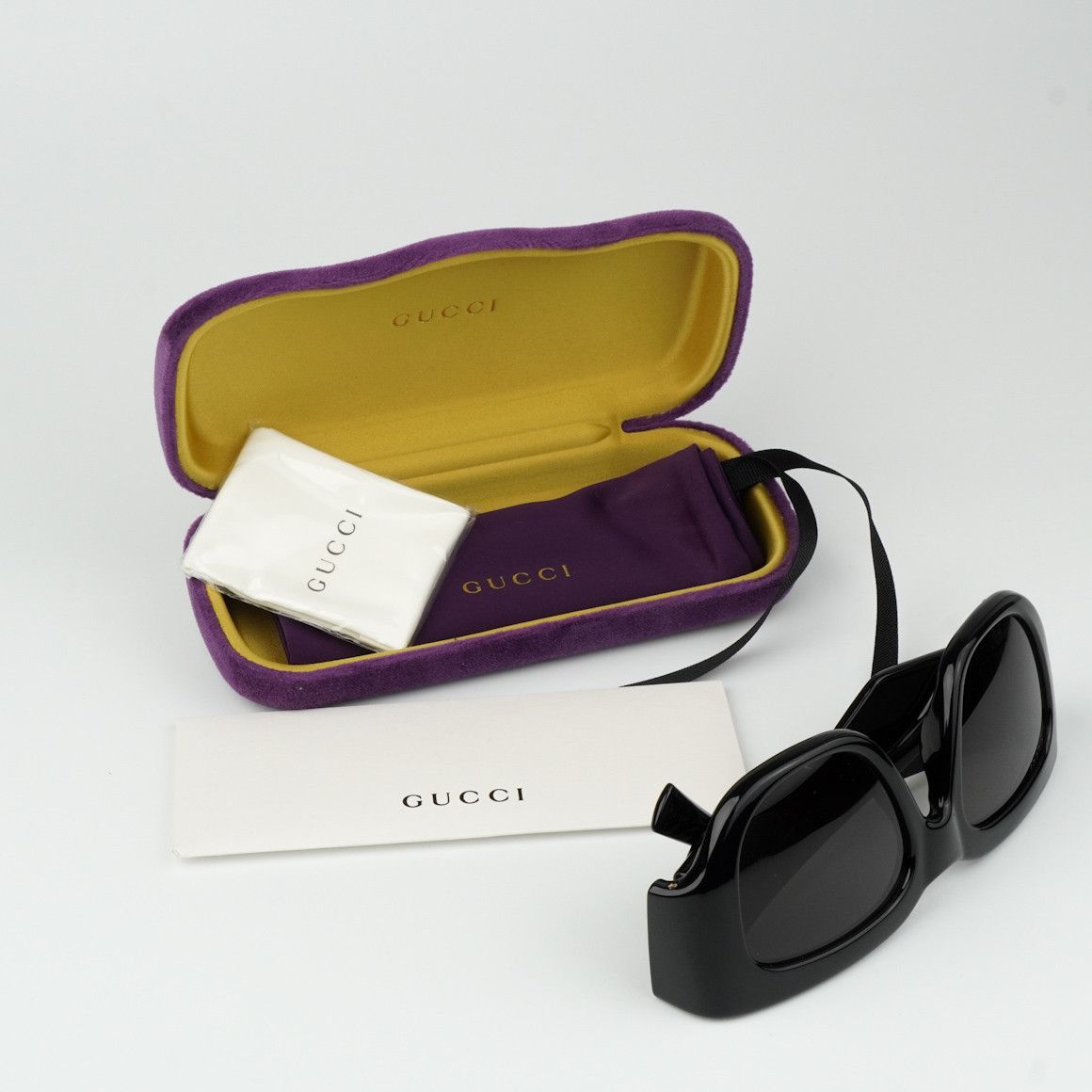 Gucci NEW Gucci GG1545S 001 Women Square Sunglasses GG 1545S Size ONE SIZE - 10 Thumbnail