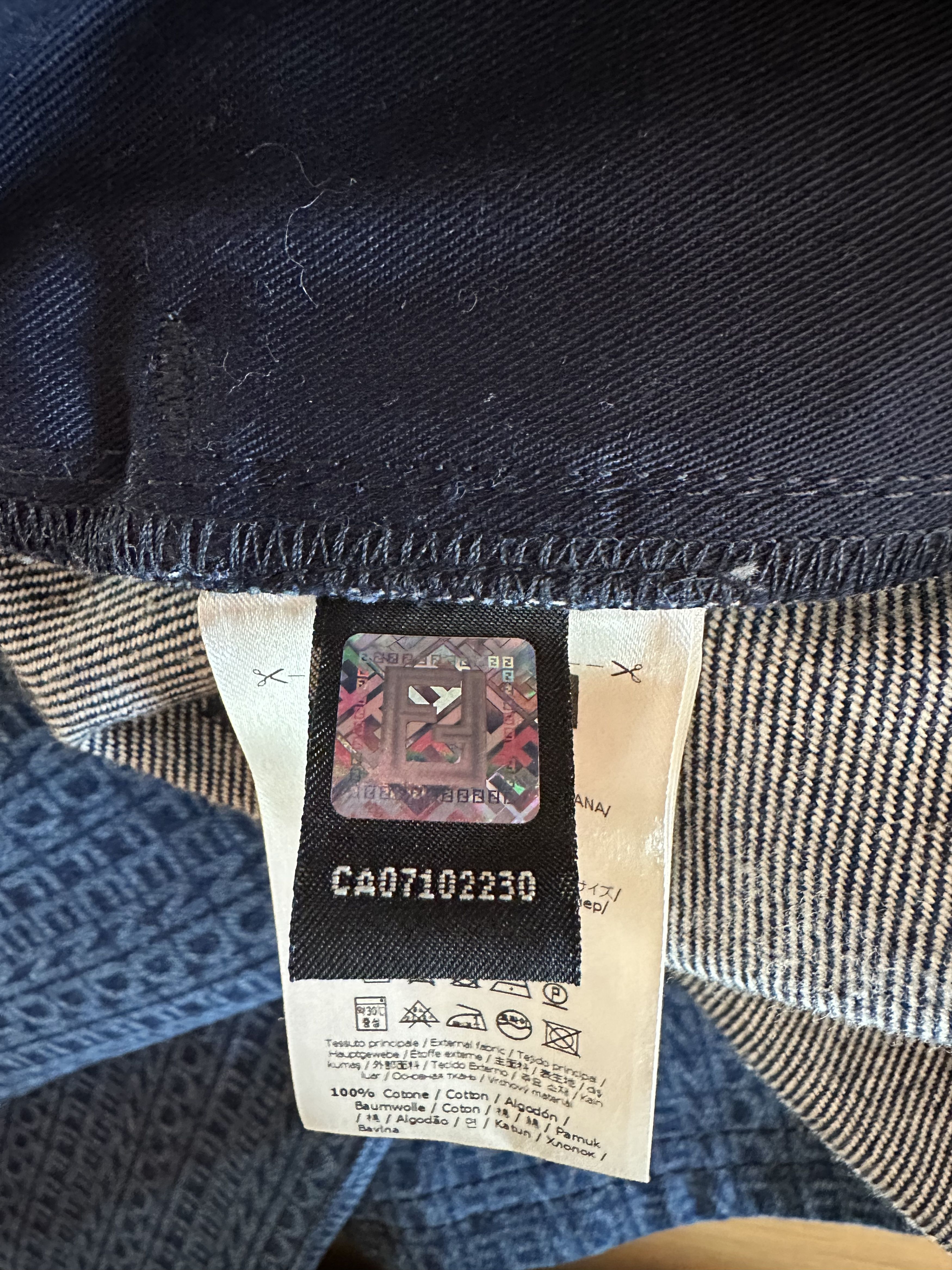 Fendi Fendi Laser Wash Straight Leg Denim Jeans Size US 34 / EU 50 - 6 Thumbnail
