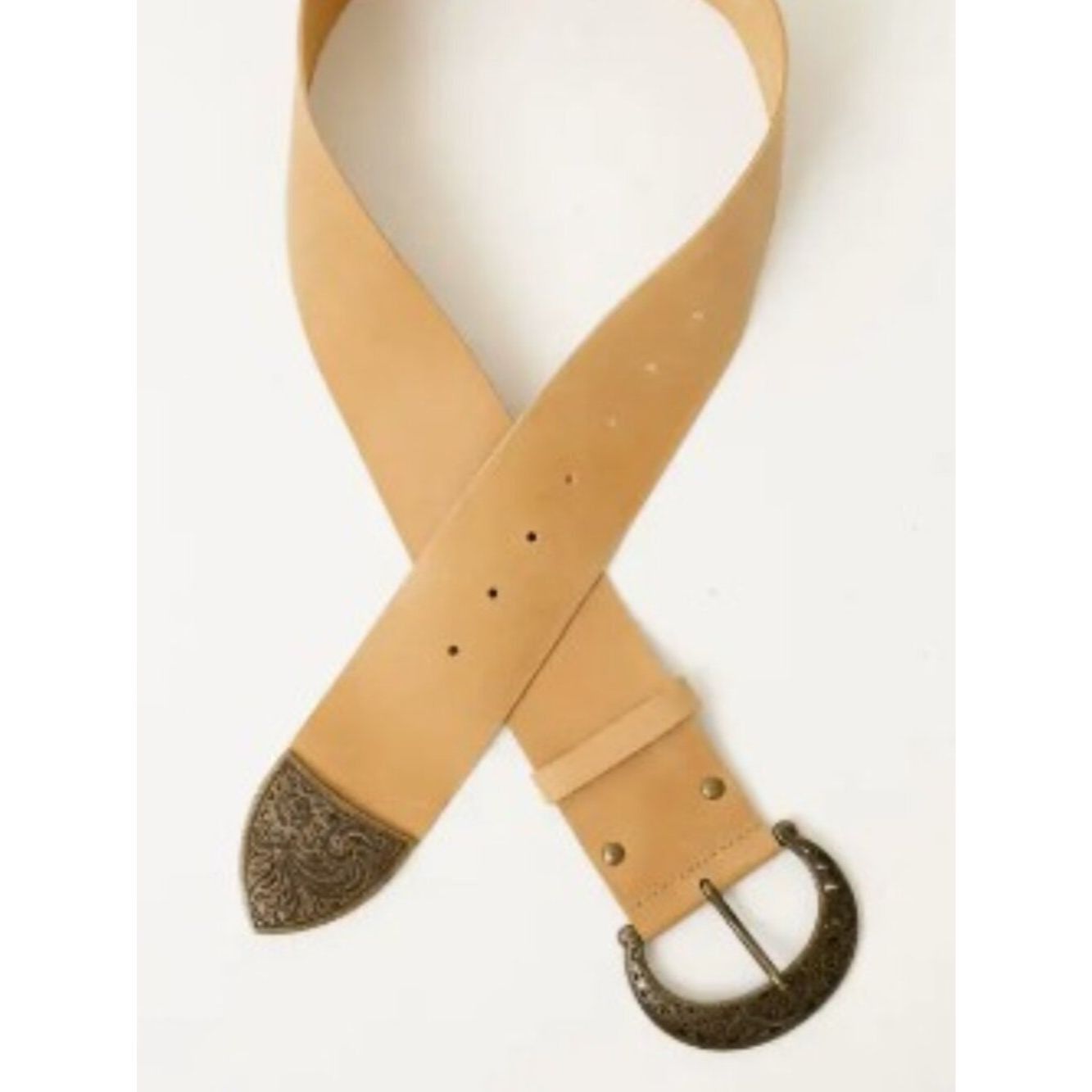 Other NEW Leather Belt in Distressed Cinnamon Size ONE SIZE - 3 Thumbnail