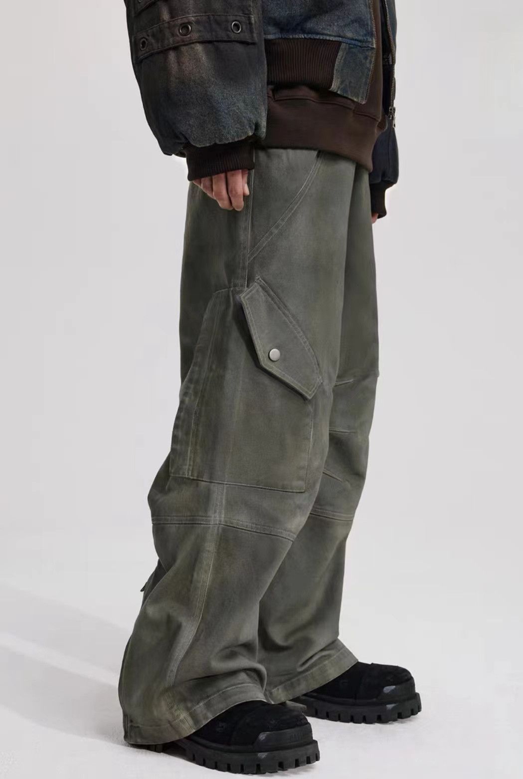 Vintage Scimitar Pocket Distressed Rare Jeans