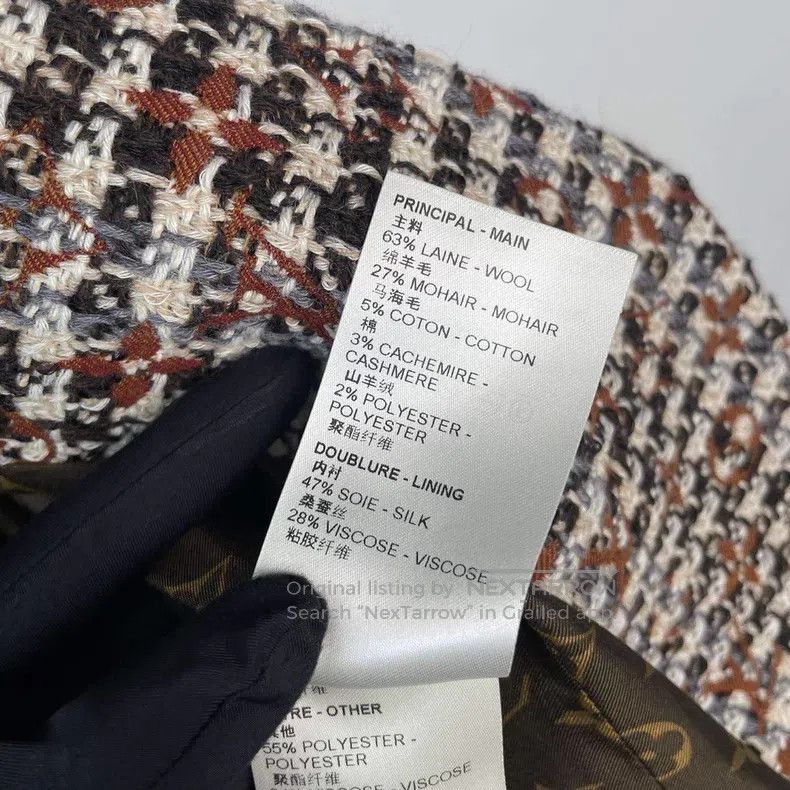 Louis Vuitton Louis Vuitton Tweed blazer jacket Size XXS / US 00 / IT 34 - 9 Thumbnail
