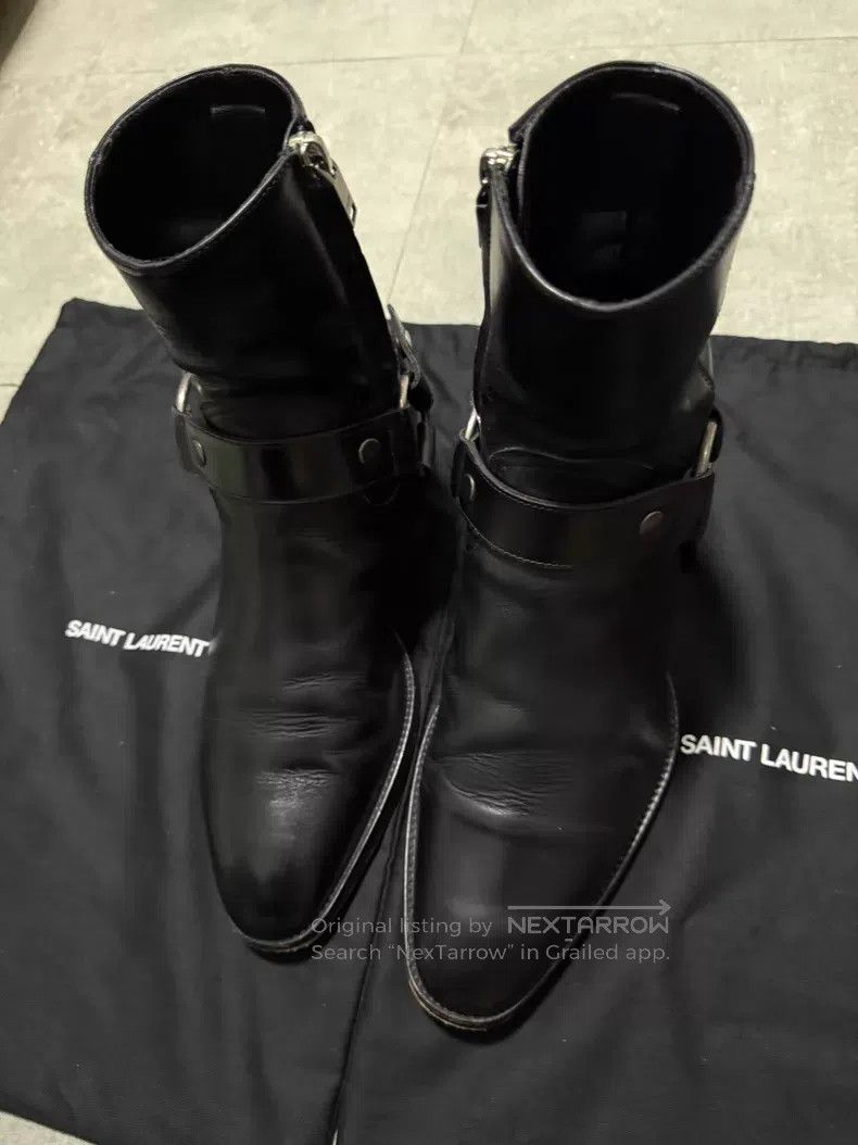 Saint Laurent Paris Saint Laurent Paris Chelsea boots with side buckle i Size US 6 / EU 39 - 4 Thumbnail