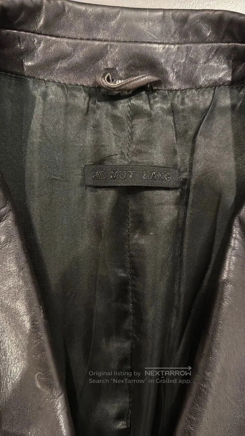 Helmut Lang Helmut Lang 04 Dragon Fly Leather Coat. Size US L / EU 52-54 / 3 - 4 Thumbnail