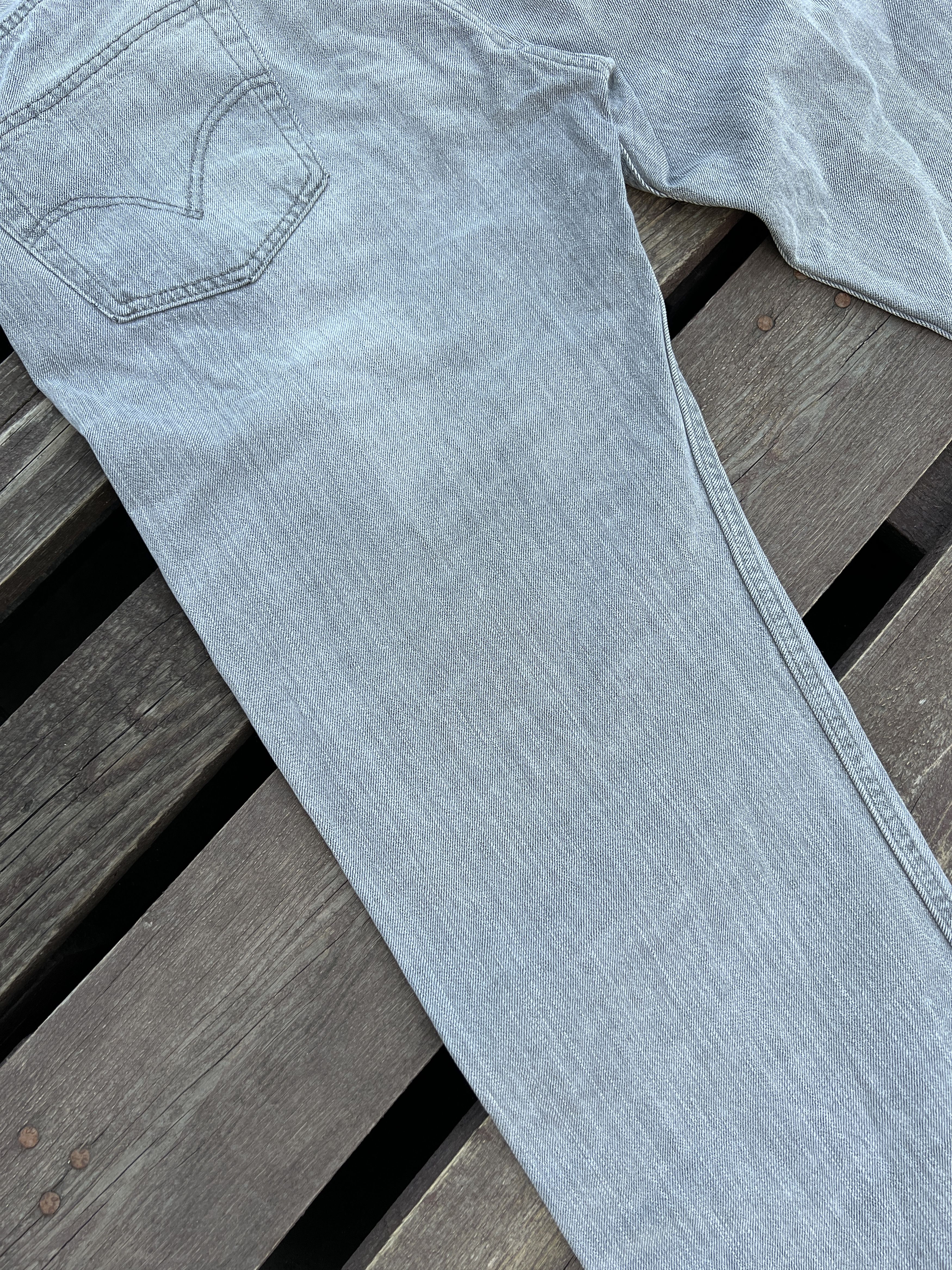 Levi's Levis 501 Vintage Gray Denim Jeans Size W33 L36 Size US 33 - 6 Thumbnail