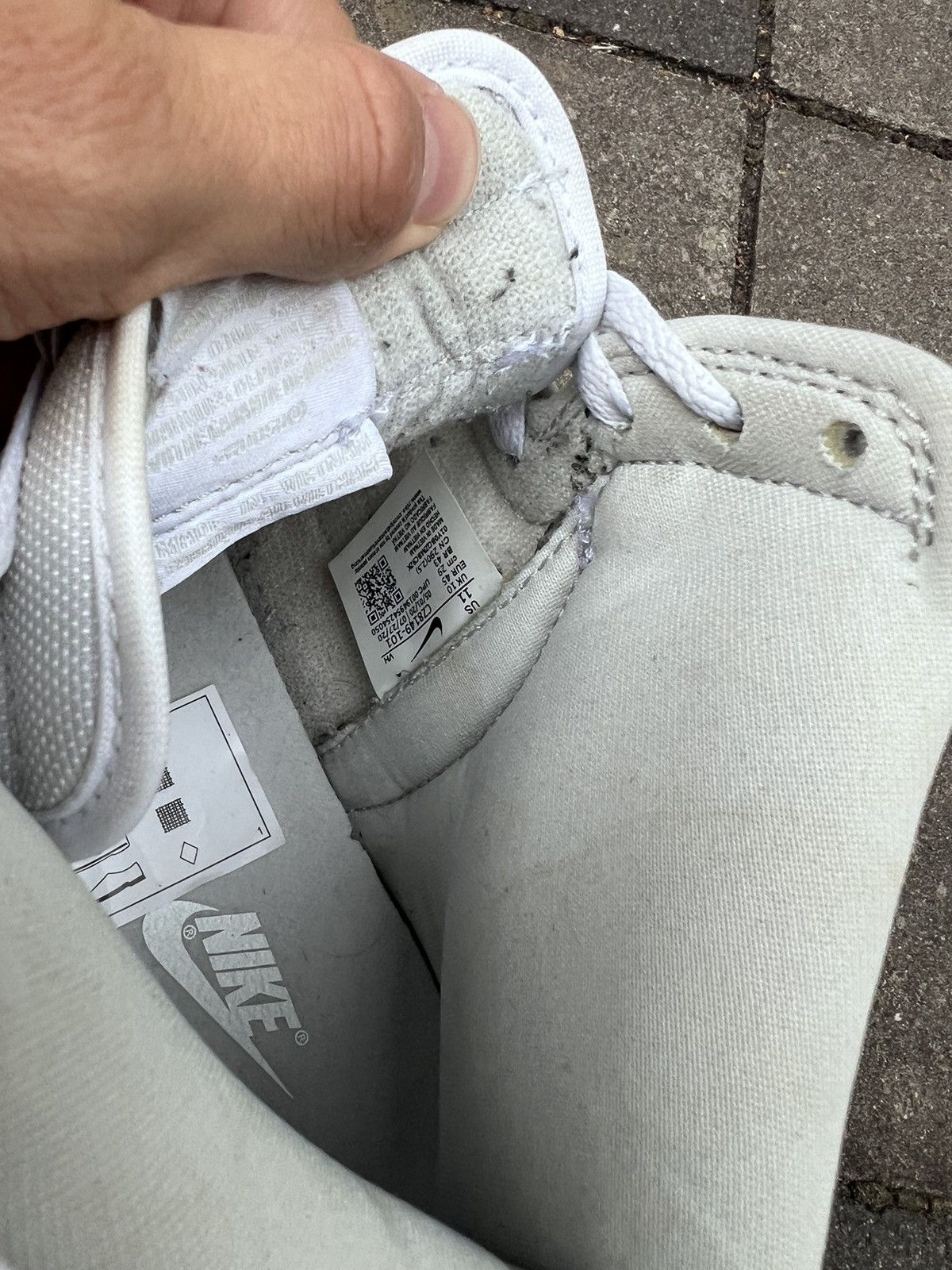 Nike Nike Dunk High SP Pure Platinum Size US 11 / EU 44 - 3 Thumbnail