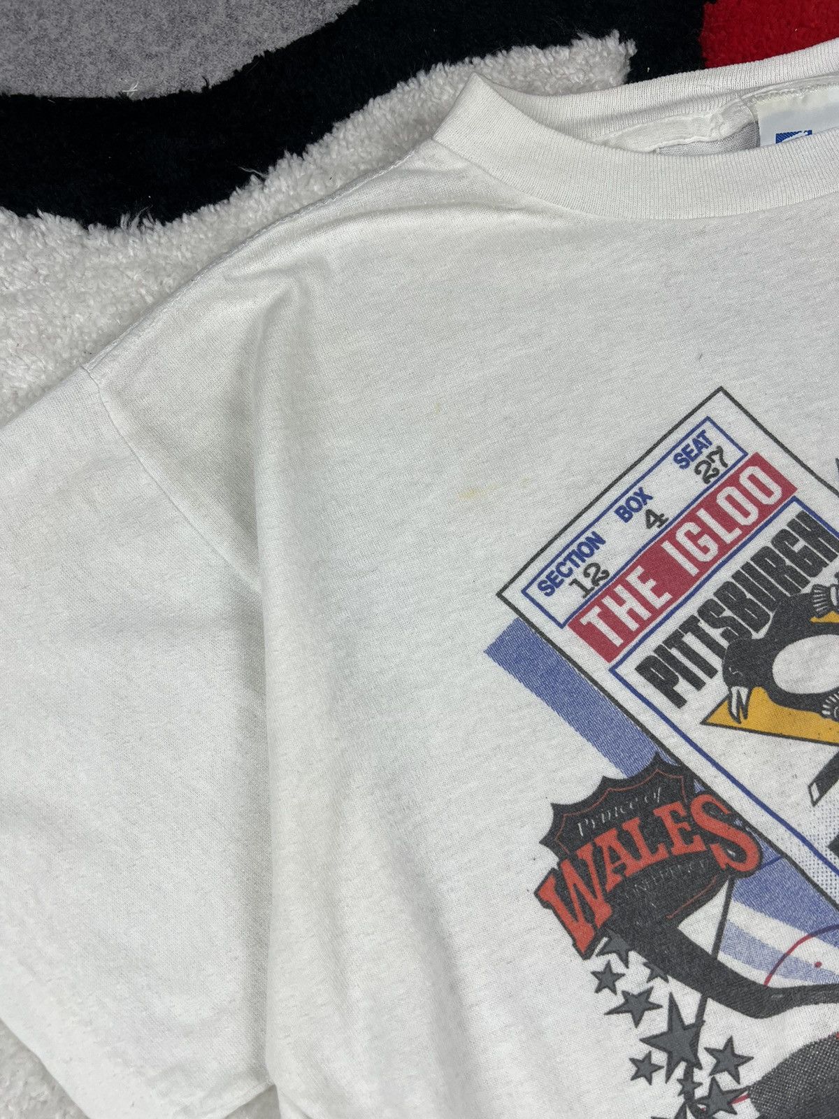 NHL Vintage Penguins 1991 Northstars Stanley Cup Final USA Tee Size US XL / EU 56 / 4 - 8 Thumbnail
