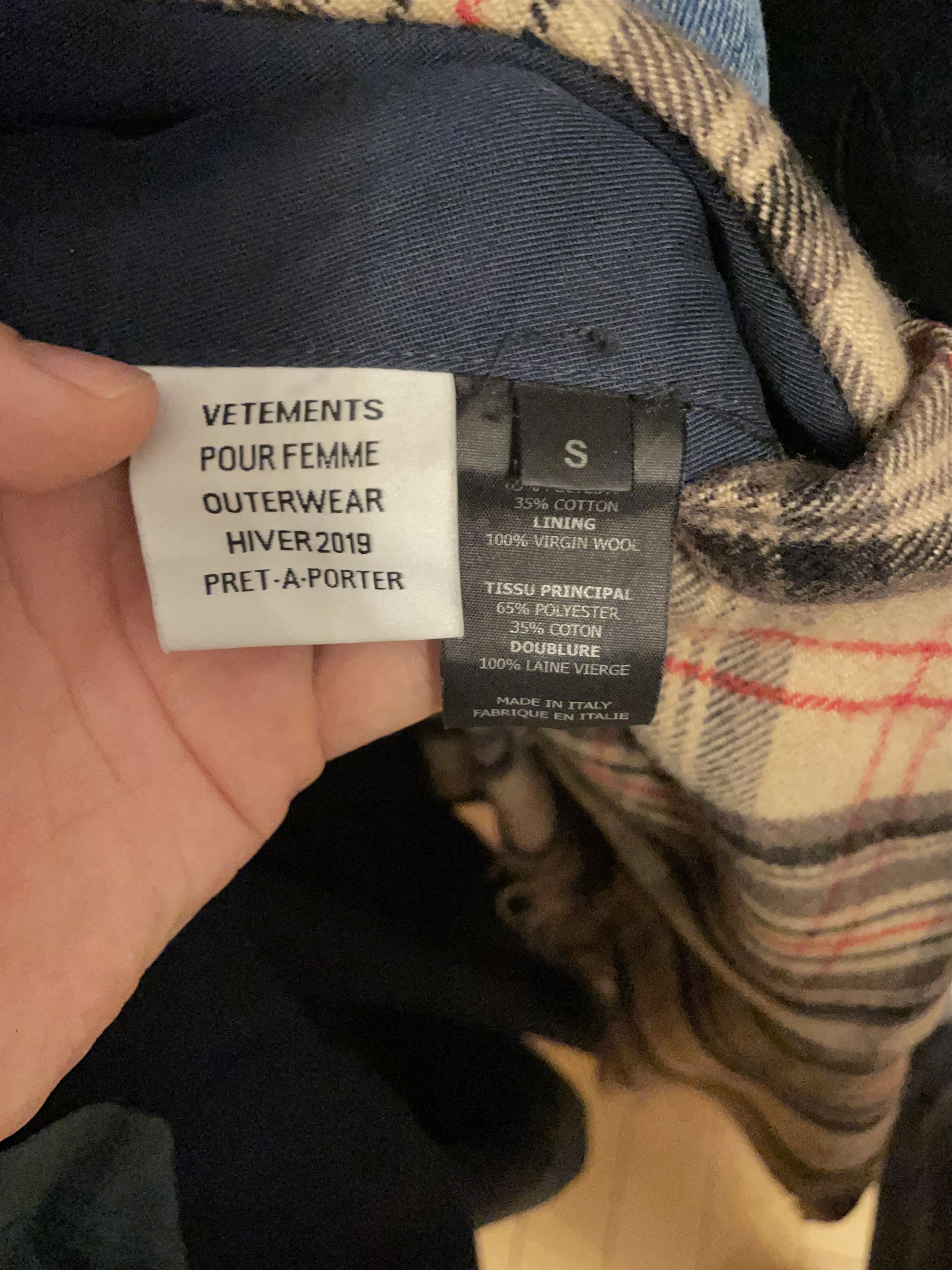 Vetements Vetements Runway Inside Out coat Size S / US 4 / IT 40 - 6 Thumbnail