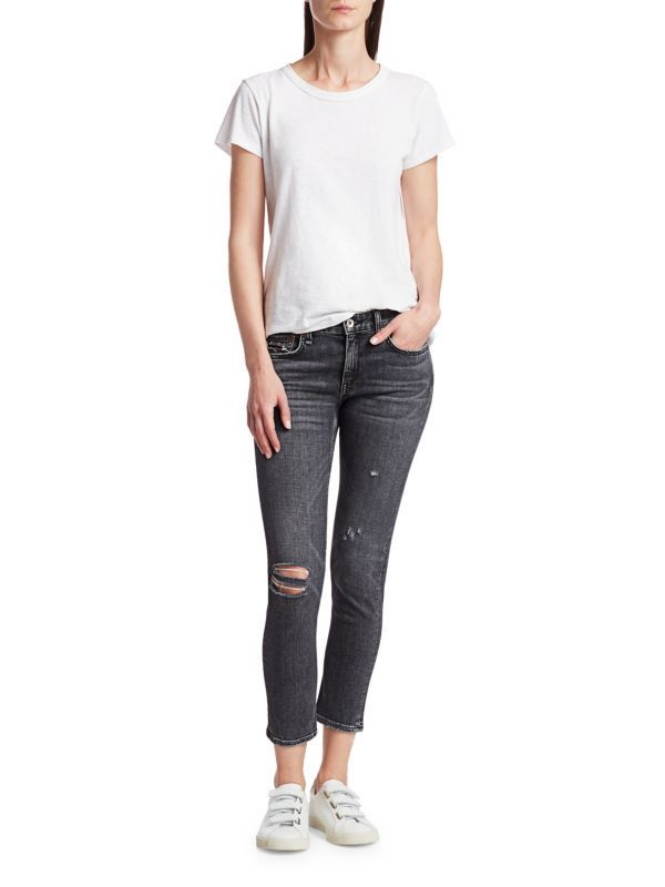 Rag & Bone NWT ABBOTS DRE Low-rise Slim Boyfriend Jeans Size 34" / US 12 / IT 48 - 16 Thumbnail