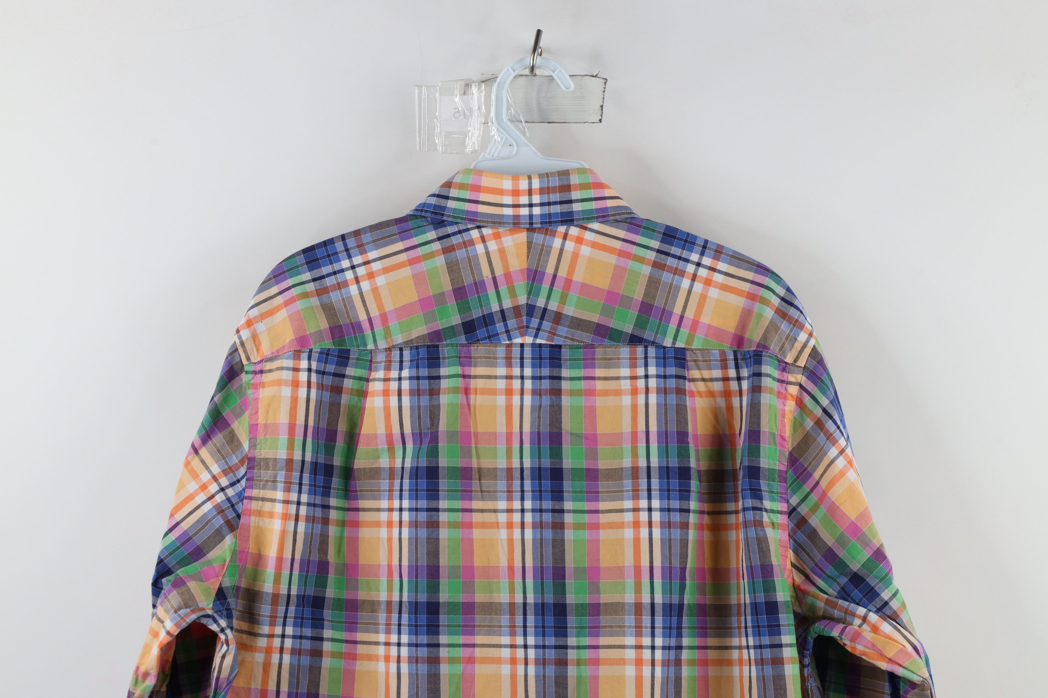 Charles Tyrwhitt × Vintage Charles Tyrwhitt Madras Plaid Collared Button Shirt Cotton Size US M / EU 48-50 / 2 - 8 Thumbnail