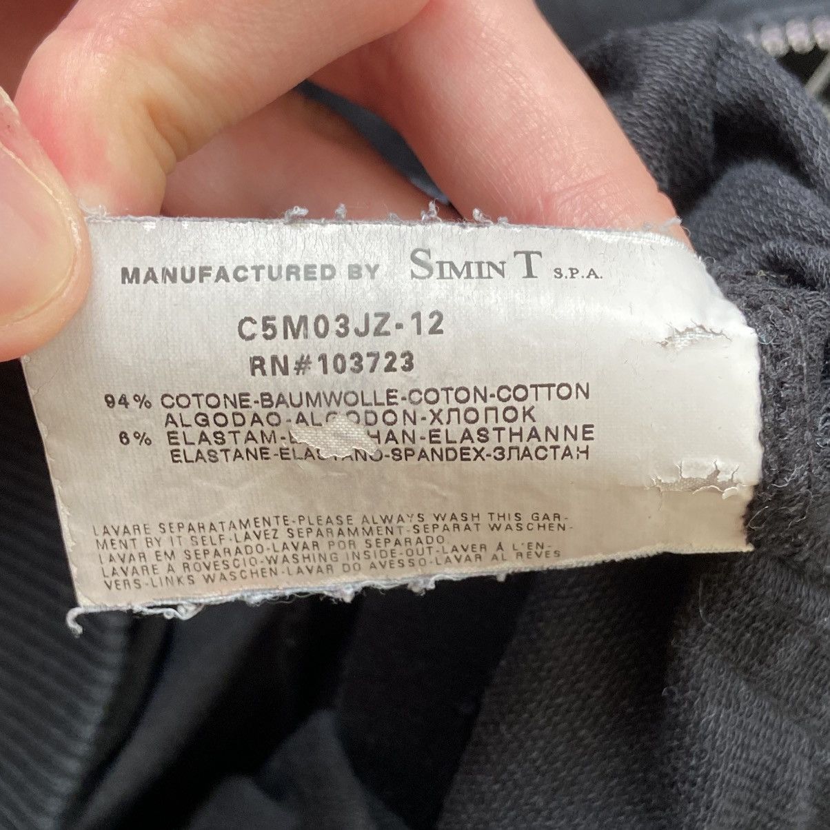Armani 📌 Crazy Vintage Armani Jeans Crop Y2K Zip-Up Hoodie Size M / US 6-8 / IT 42-44 - 10 Thumbnail