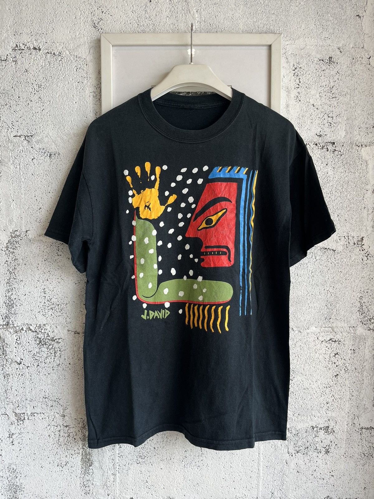 Vintage Vintage J.DAVID Art T-shirt Size US L / EU 52-54 / 3 - 2 Thumbnail