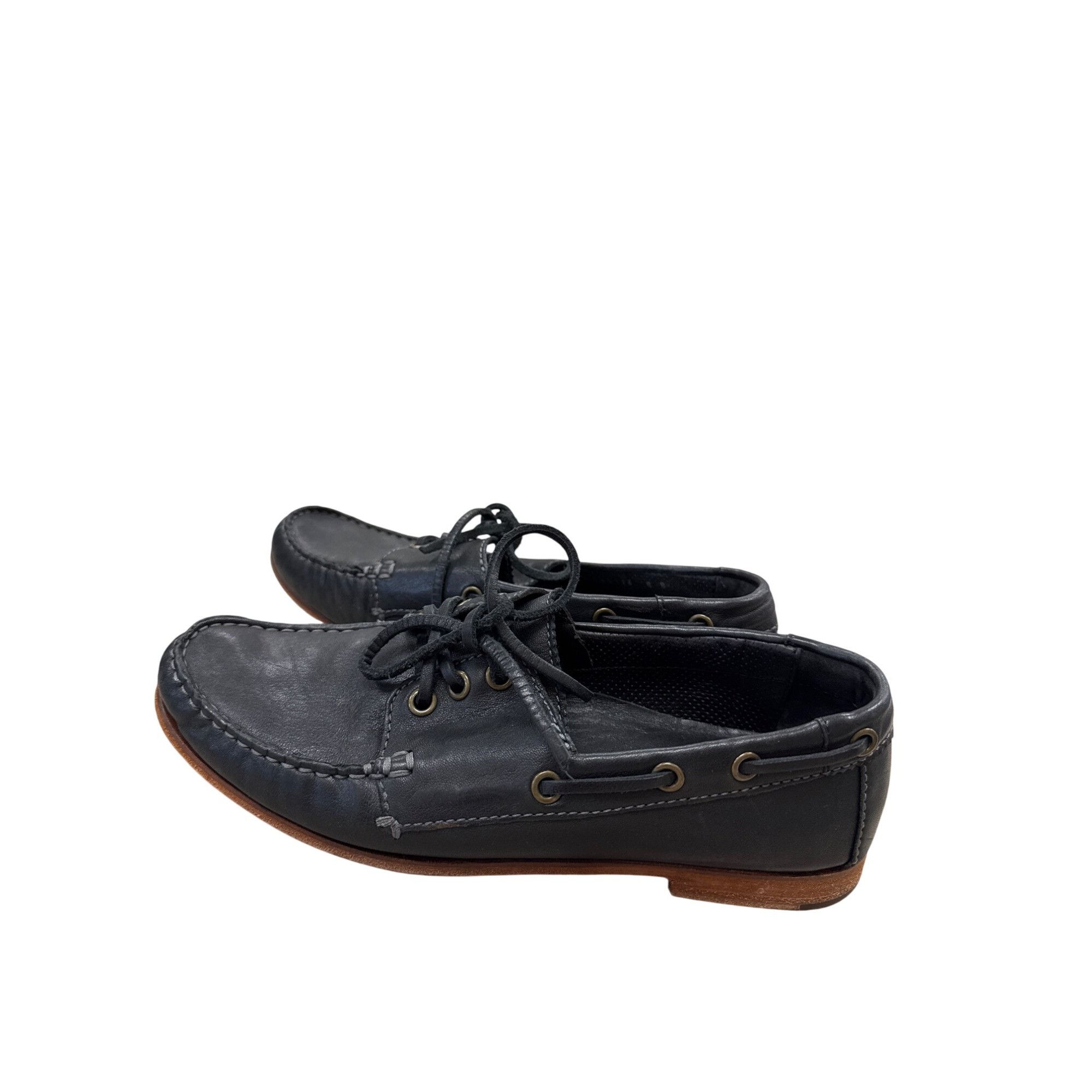 Cole Haan Cole Haan Womens Black Leather Loafers Shoes 8B SKU 7338 Size US 8 / IT 38 - 4 Thumbnail