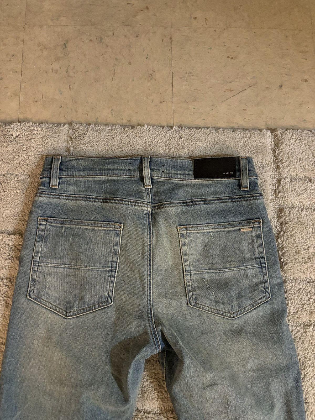 Amiri Mike Amiri Double Slash Distressed Jeans Size US 32 / EU 48 - 11 Thumbnail