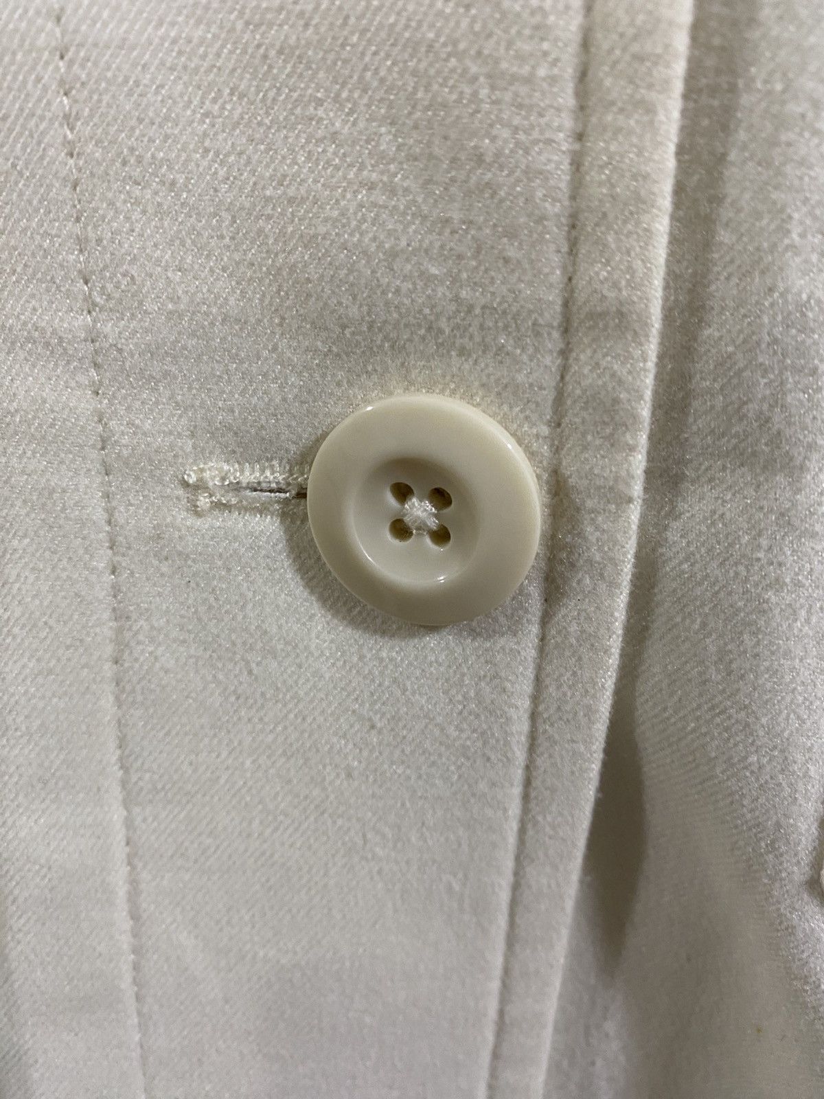 GU GU Japan Minimal Overshirt Shacket Cream White XL Size XL / US 12-14 / IT 48-50 - 4 Thumbnail