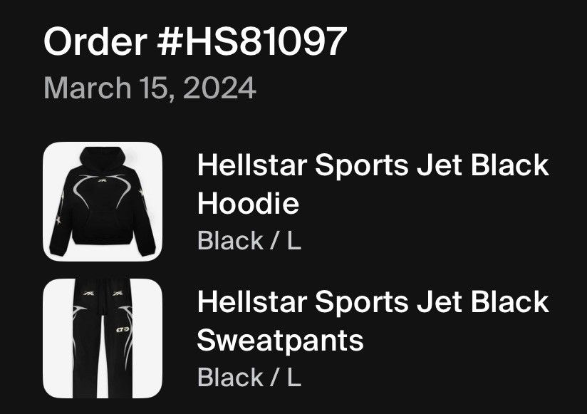 HELLSTAR HellStar Sports Jet Black Hoodie Size US L / EU 52-54 / 3 - 3 Thumbnail